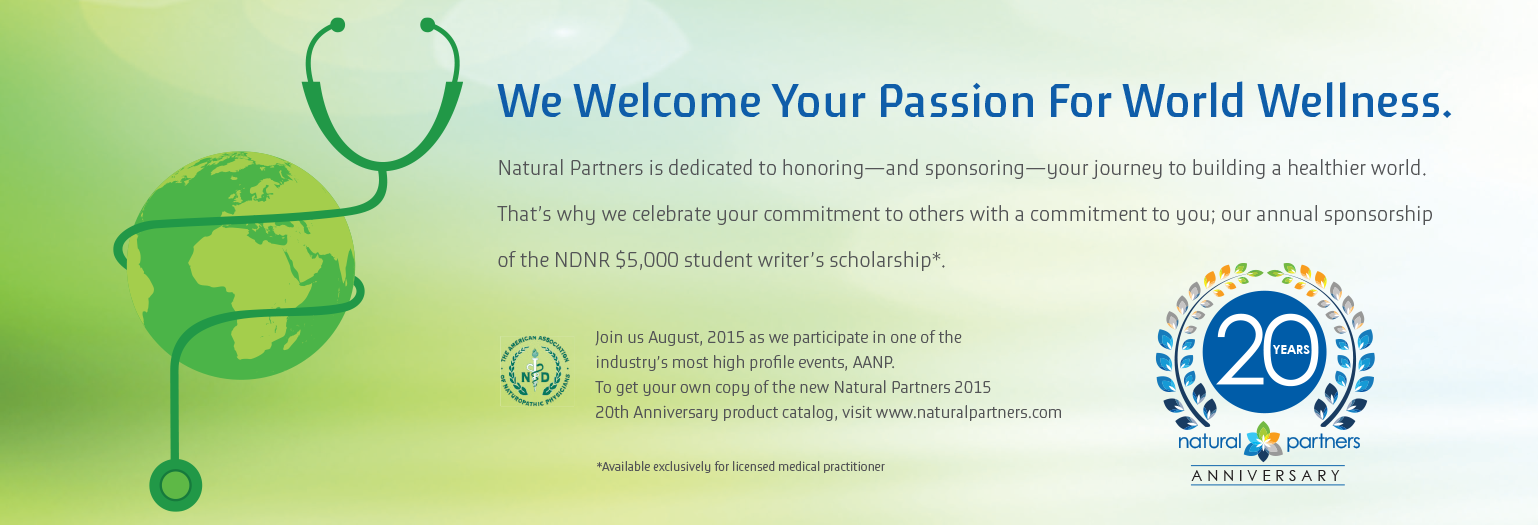 Promotional ad placed in wholistic and natural health magazine