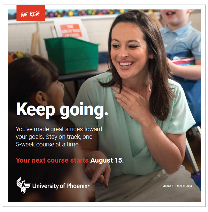 Social Campaign targeting Teaching Certificate Students