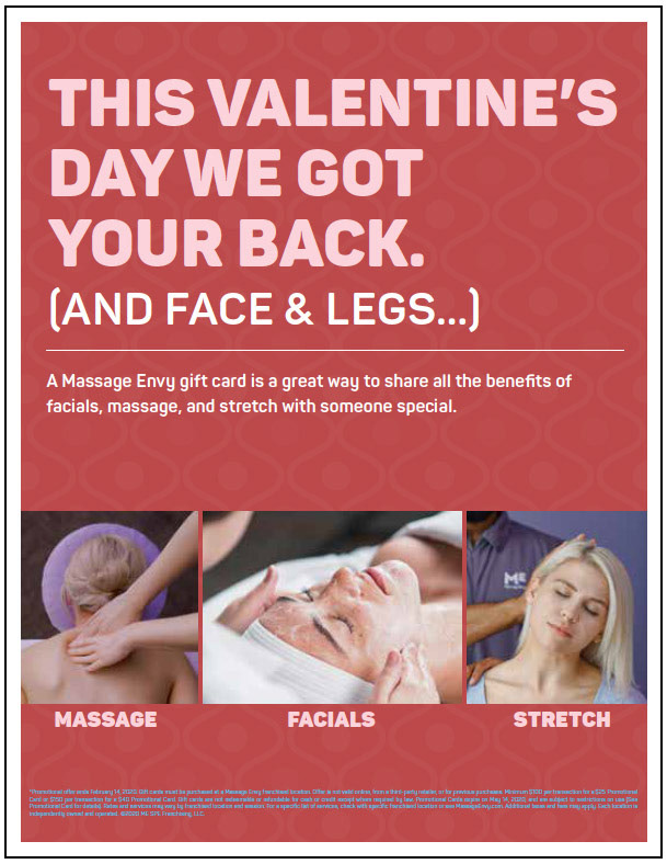 Window Sign Valentine's Day Promo