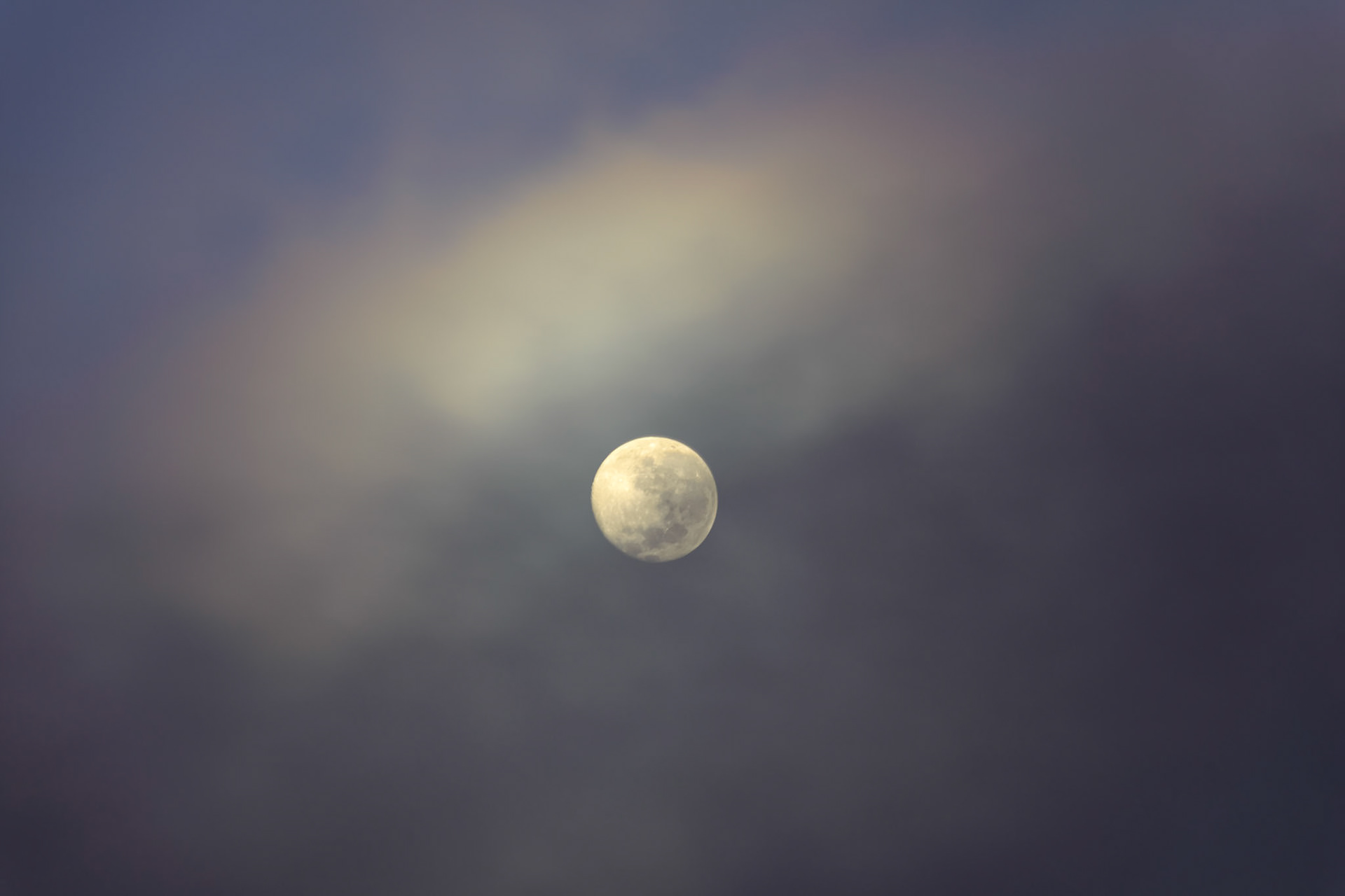 Full Moon at Lake Pedder /  I was lucky enough to visit Lake Pedder when there was both clear weather and a full moon. I like the mood in these tones and the detail of the moon itself. Not always easy to get both in one shot.