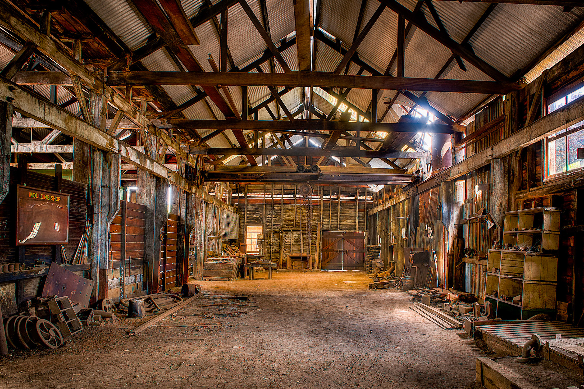 Yarloop #4 / Unfortunately these amazing steam workshops were destroyed by a bush fire in 2015. Yarloop Steam Workshops, Western Australia
