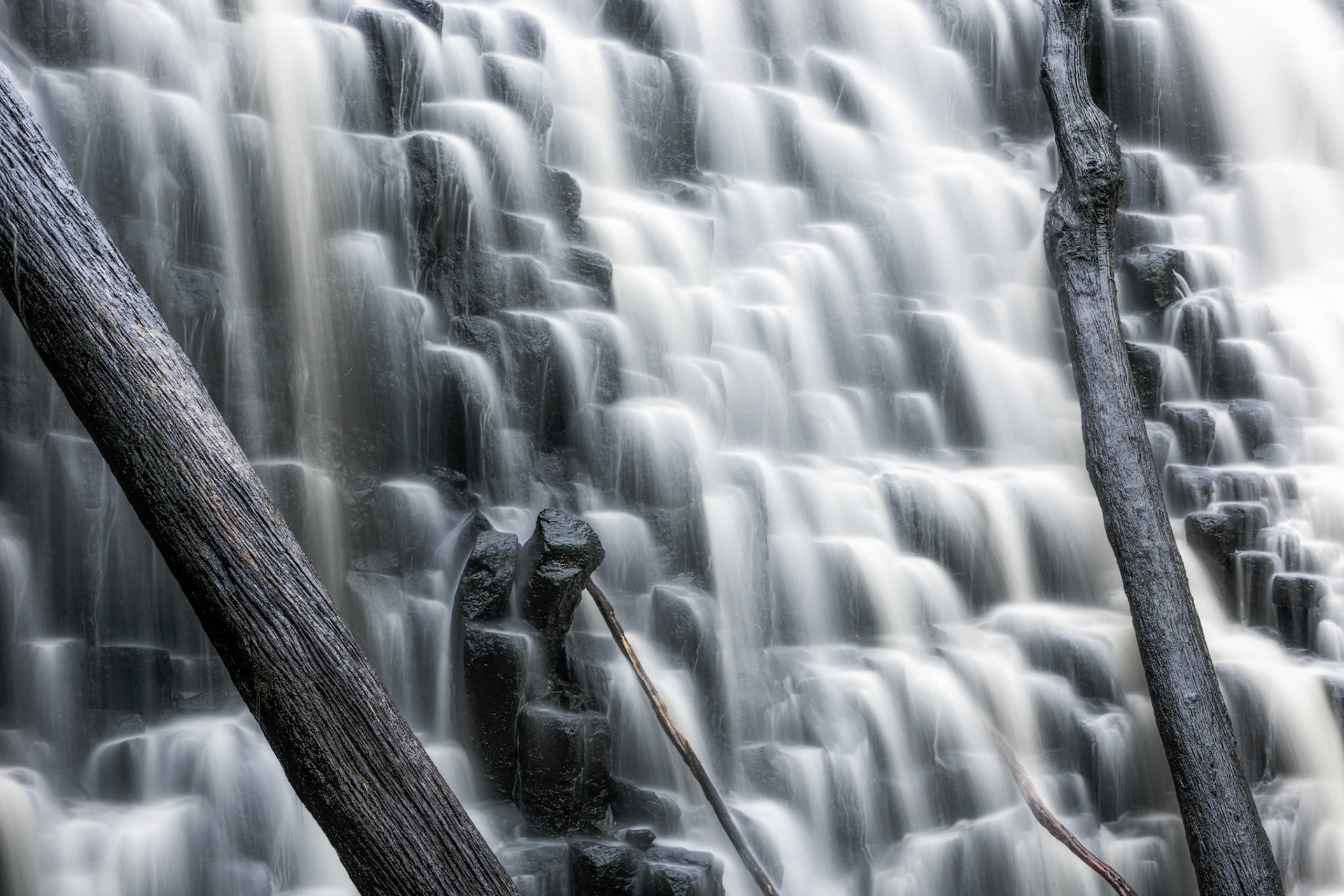 The Keeper of the Falls / The 'seated figure' in this image is remarkable. Taken at Dip Falls in north west Tasmania, Australia