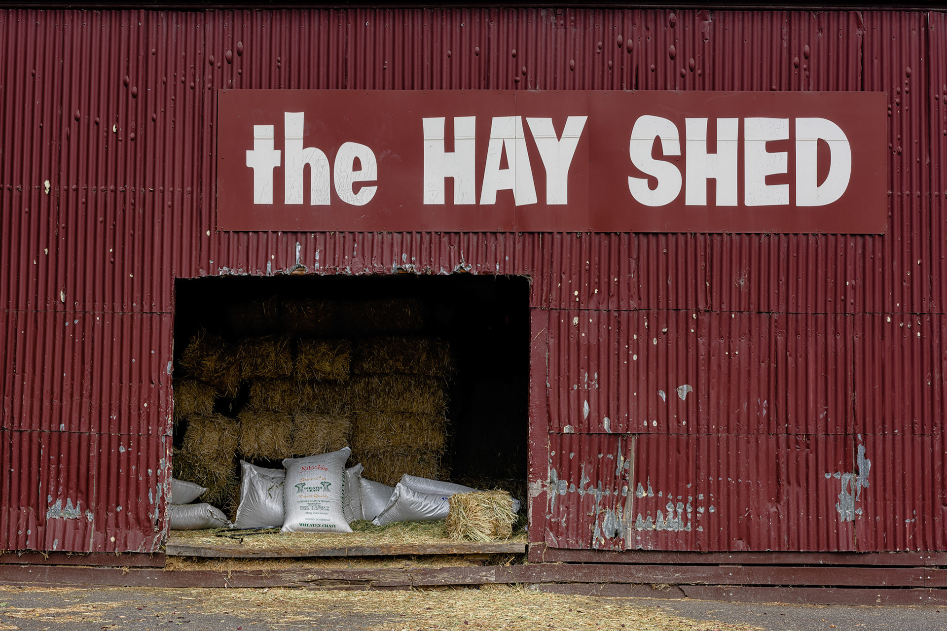 Title: the Hay Shed / Caption: The town of Mount Torrens sits on the eastern slopes leading to the Adelaide Hills. Lovely old buildings and expansive views make it a worthwhile stop if you travel this way.