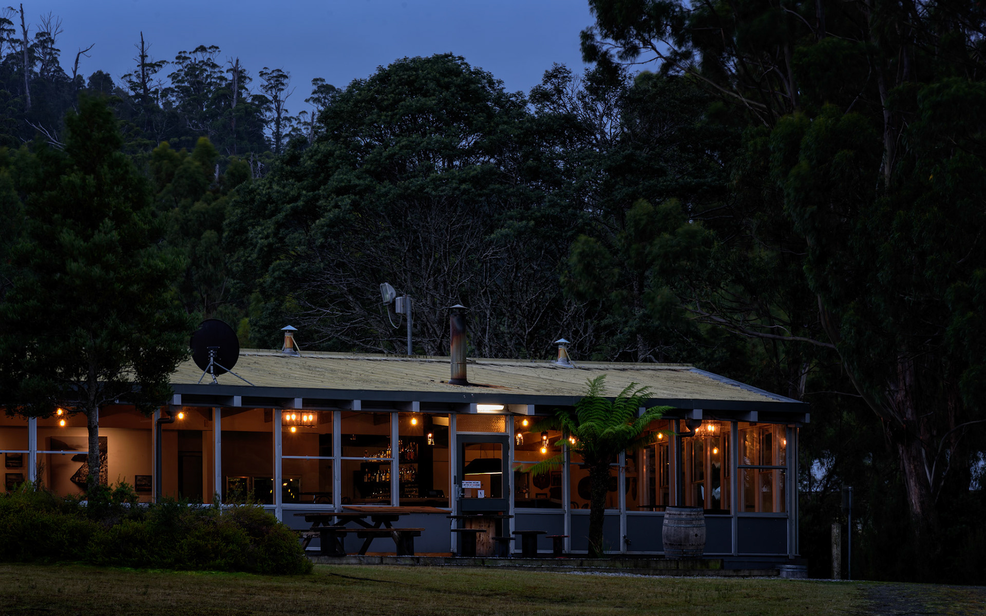 Pedder Wilderness Lodge / There's camping ... or there's Pedder Wilderness Lodge! Great place, great people if you want to explore the South West National Park in Tasmania.
