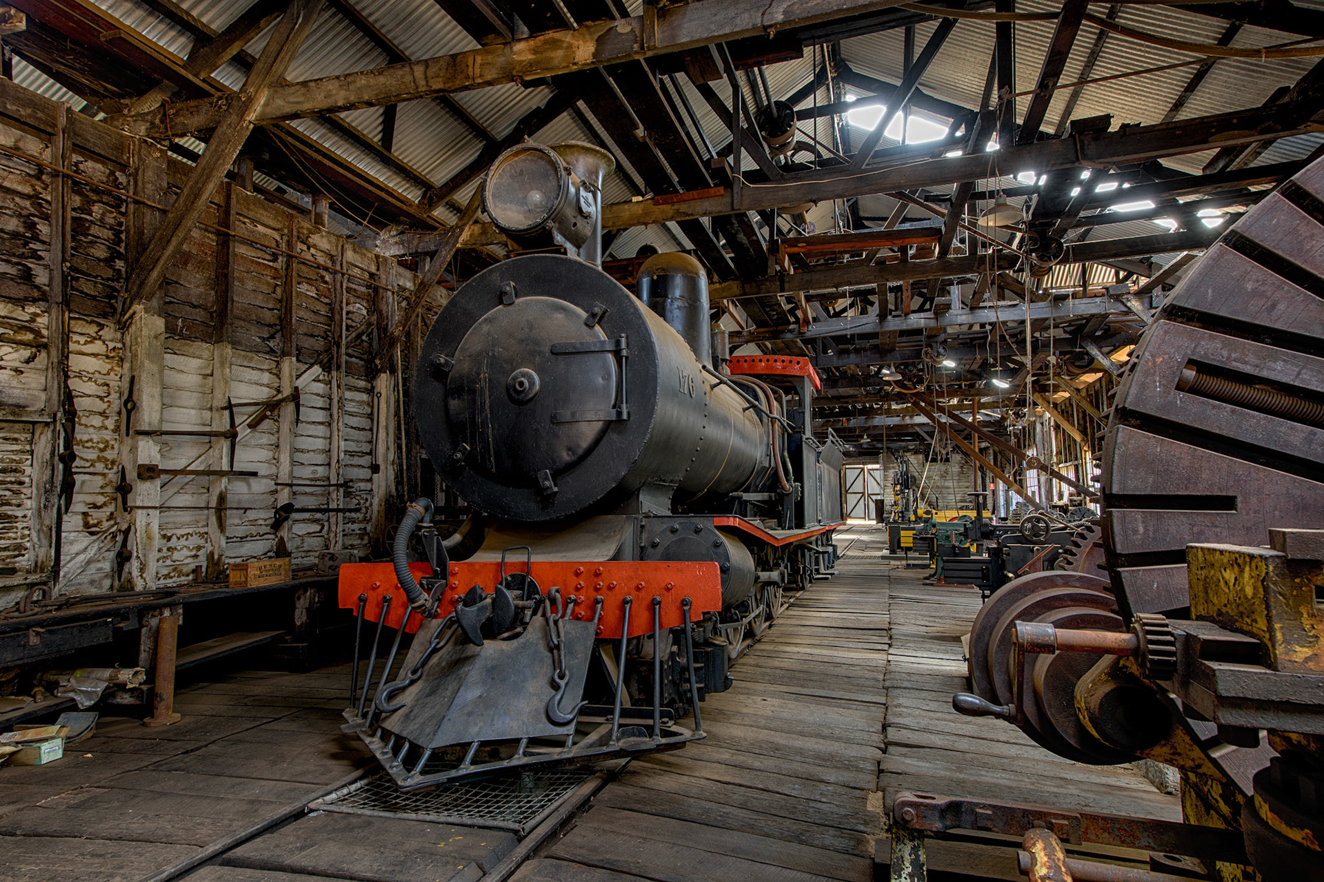 Yarloop #2 / Unfortunately these amazing steam workshops were destroyed by a bush fire in 2015. Yarloop Steam Workshops, Western Australia