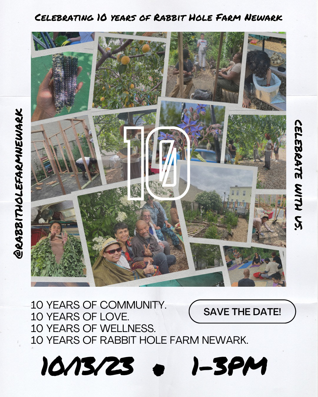 Flyer design for RabbitHole Farm