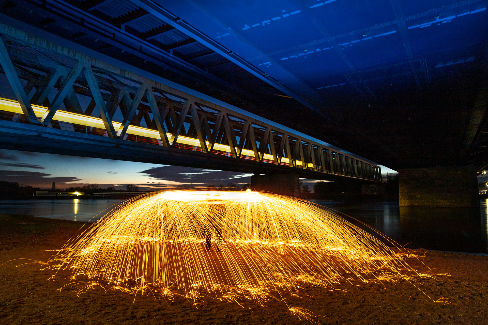 Rheinbrücke Karlsruhe Maxau