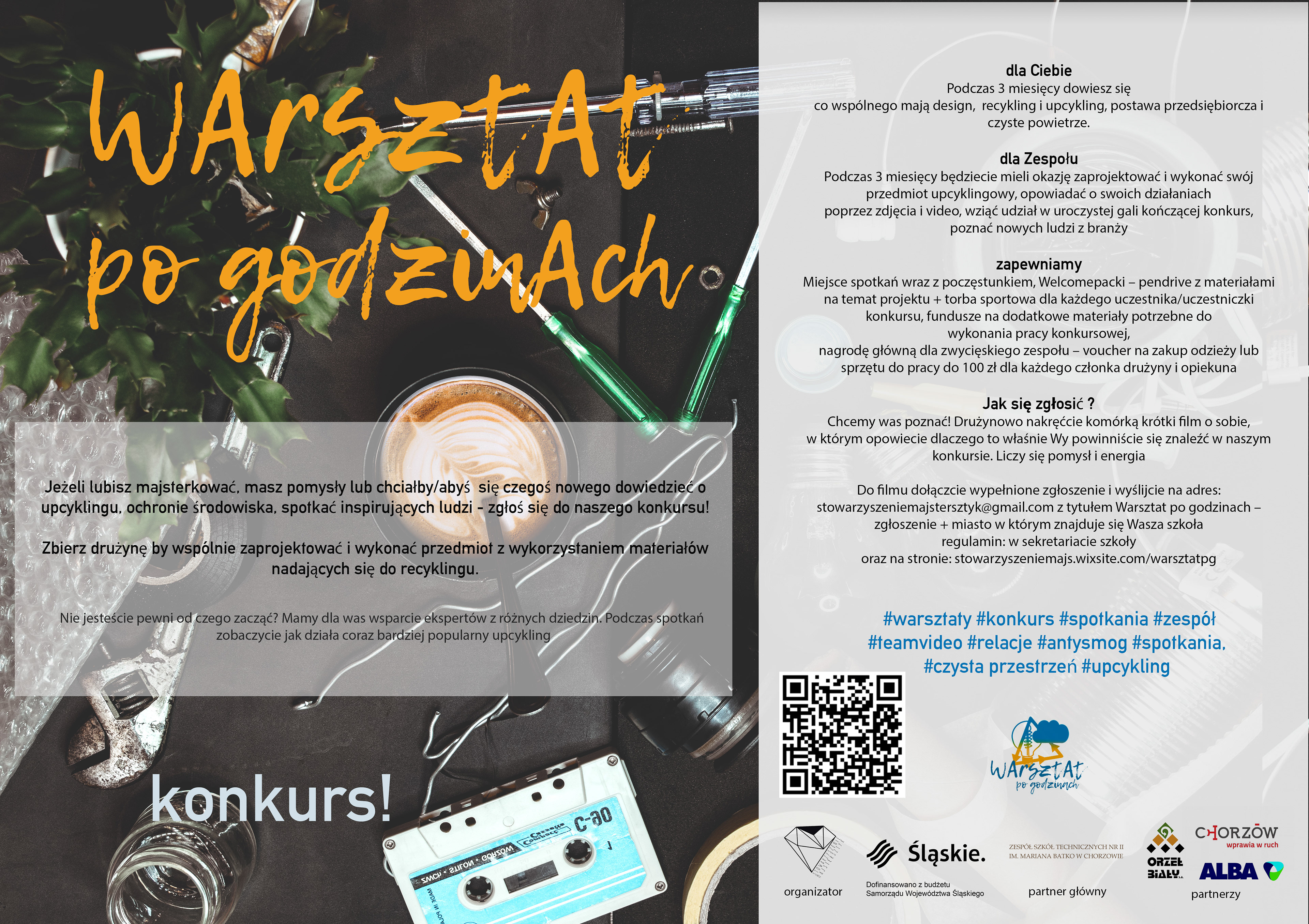 plakat z informacją dla szkół