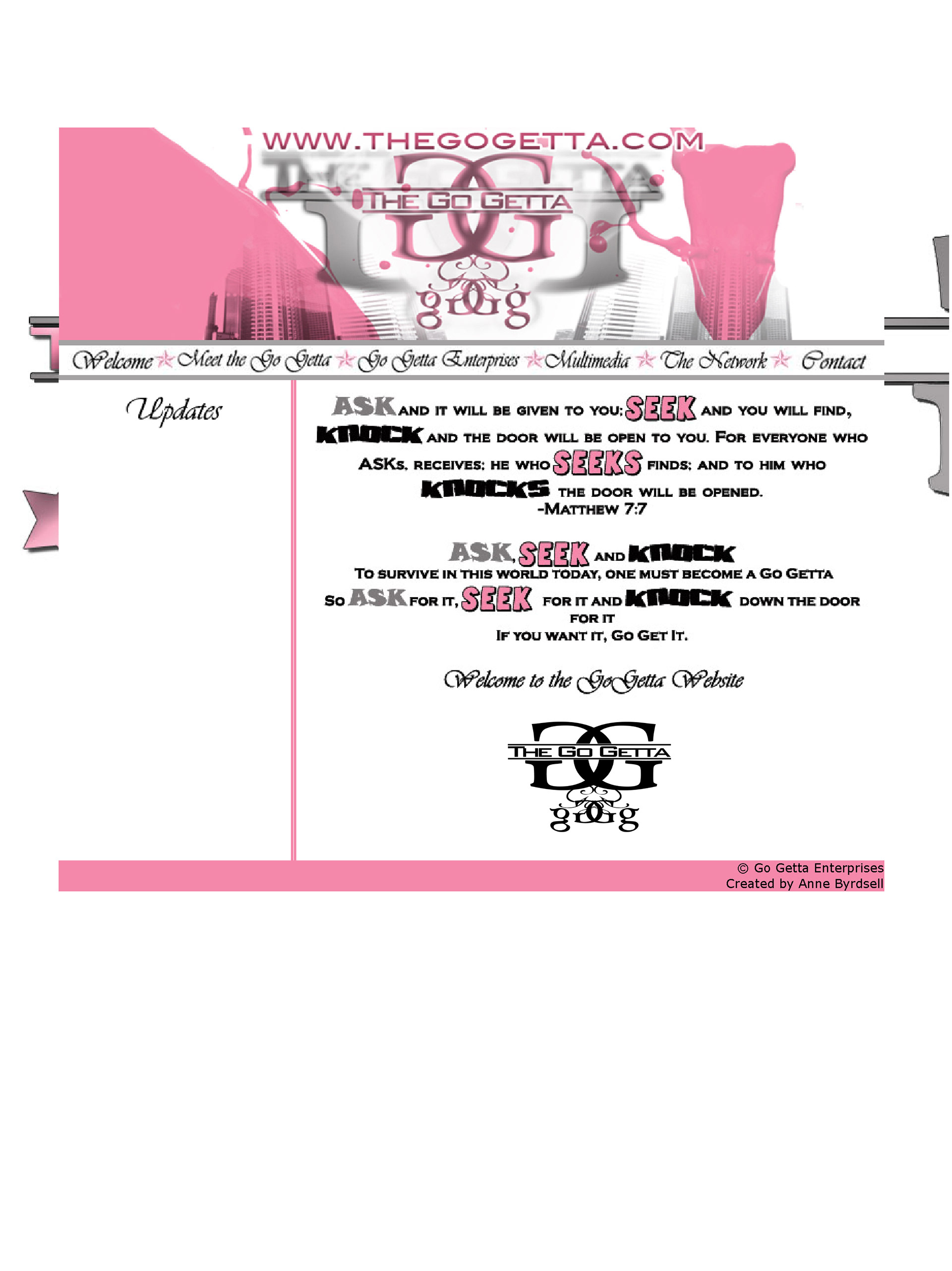 Container with Logo (provided by client) bg 