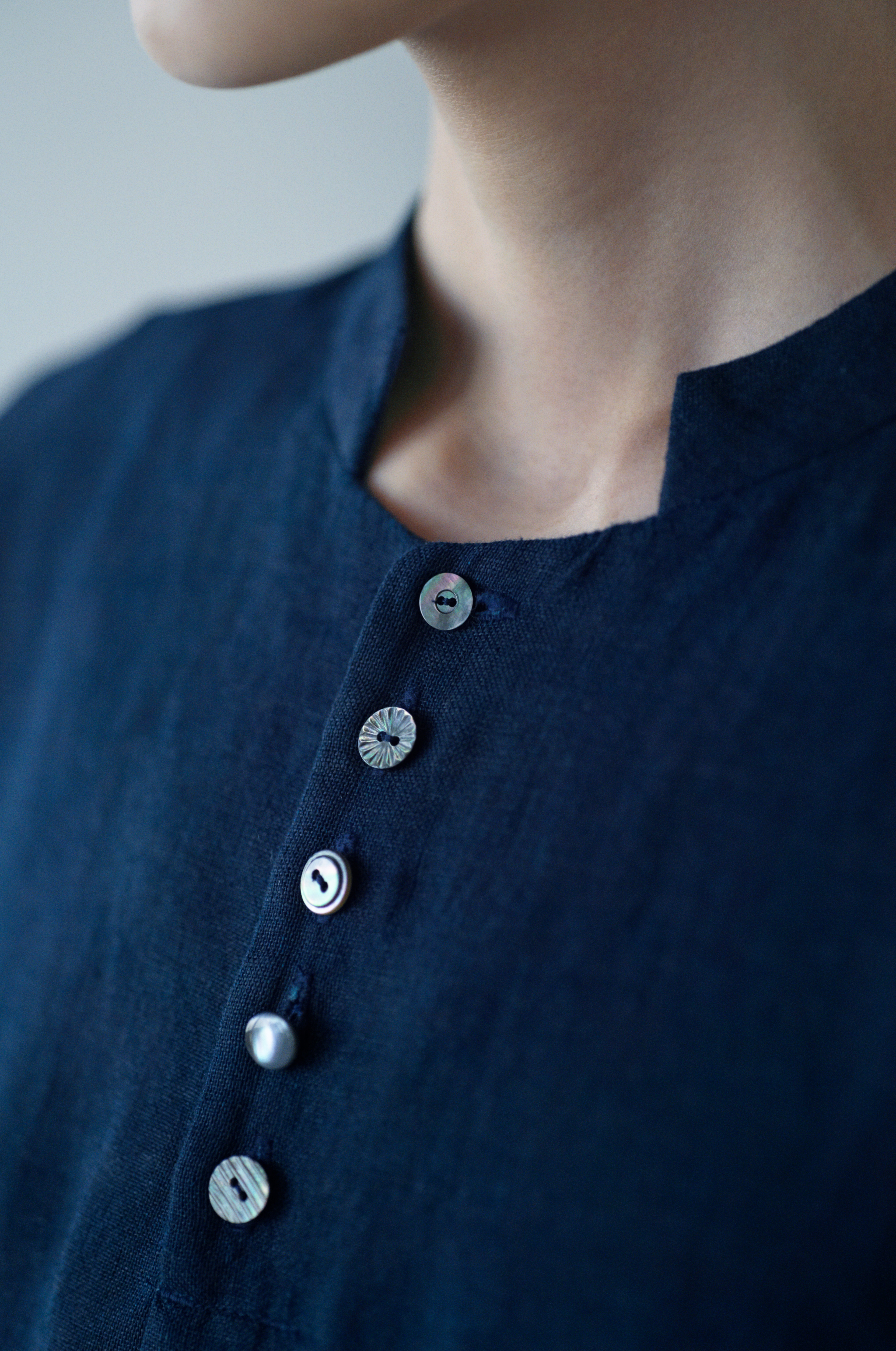 【専用】Pal´las Palace パラスパレス　リネン　シャツワンピース モモコ様専用でス。pal'las palace リネンスタンド襟ワンピース