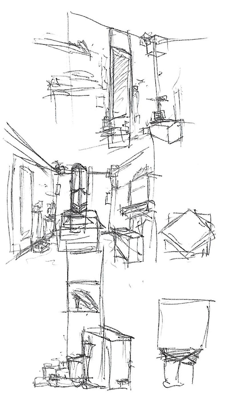 croquis du totem