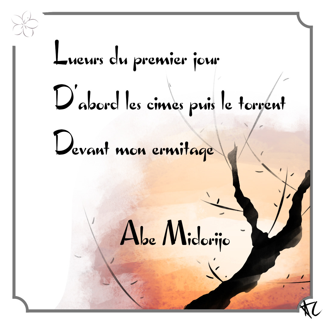 Haïku - Abe Midorijo
