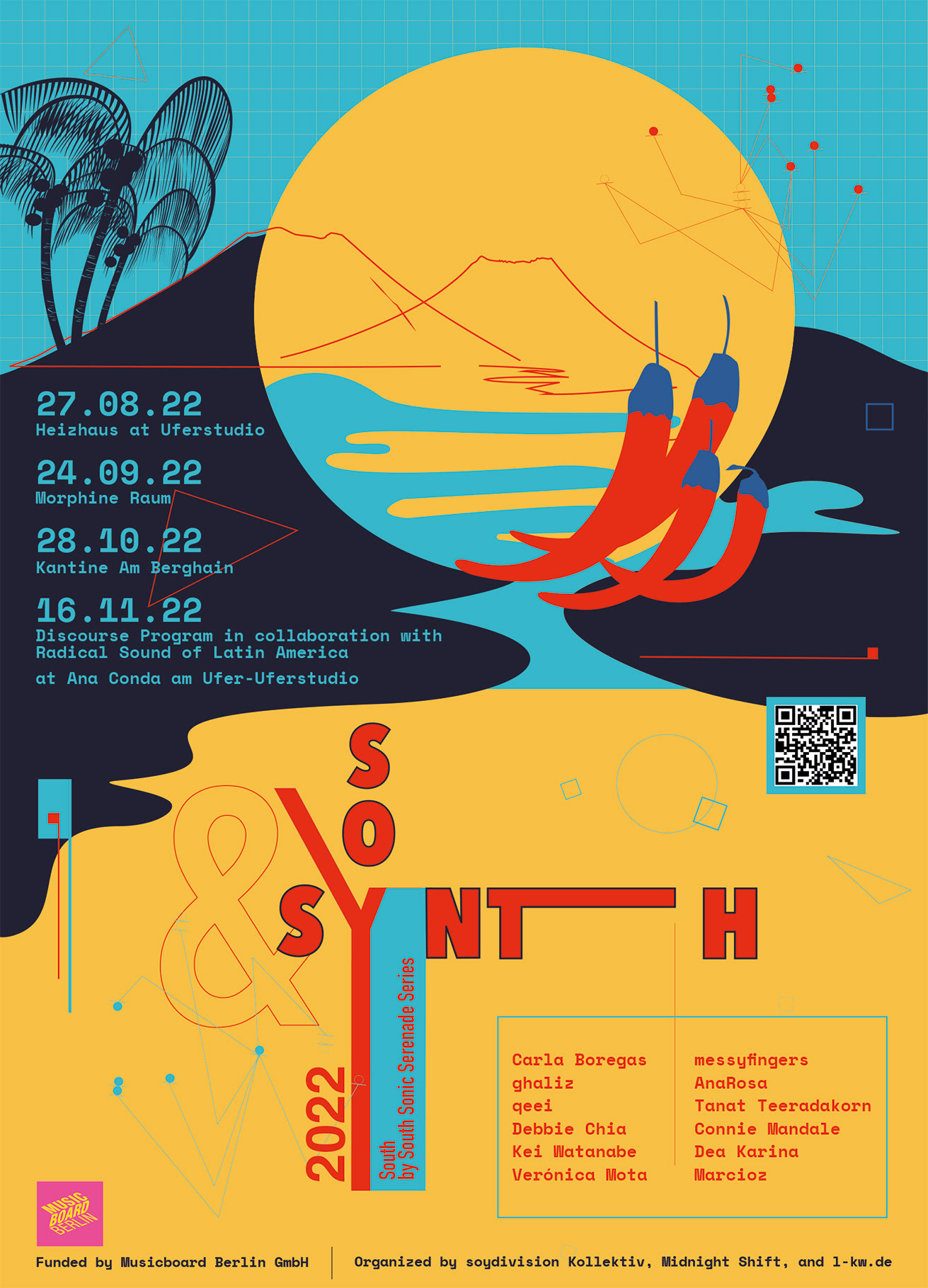 event poster, social media content, berlin event, poster, design