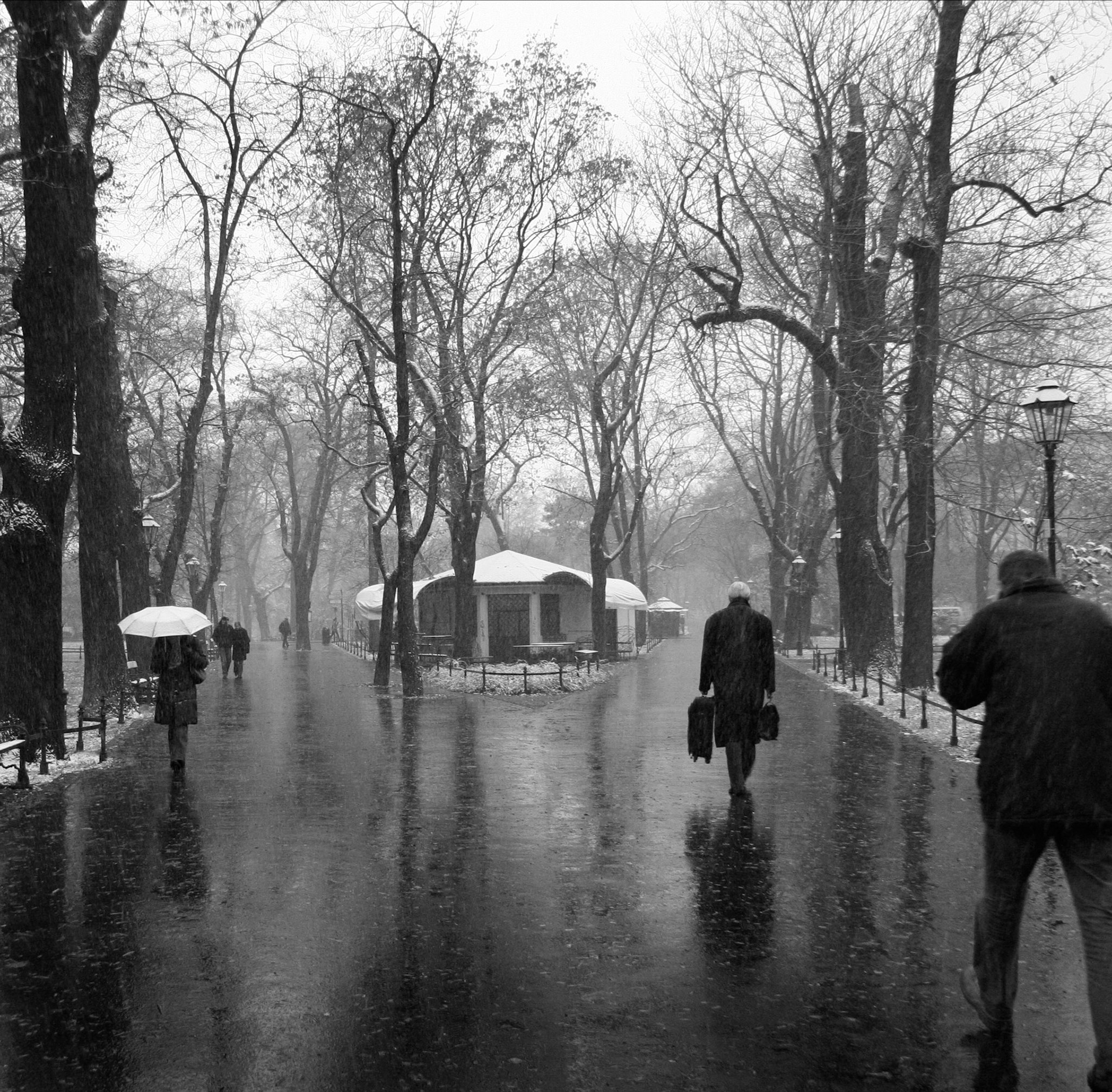 A rainy day in Krakow