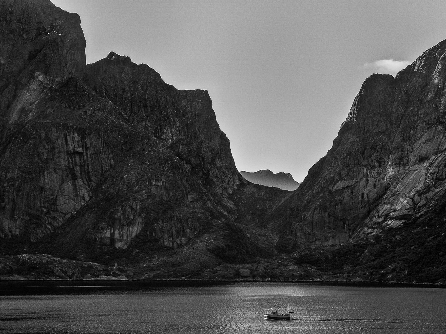 Sjark i Lofoten