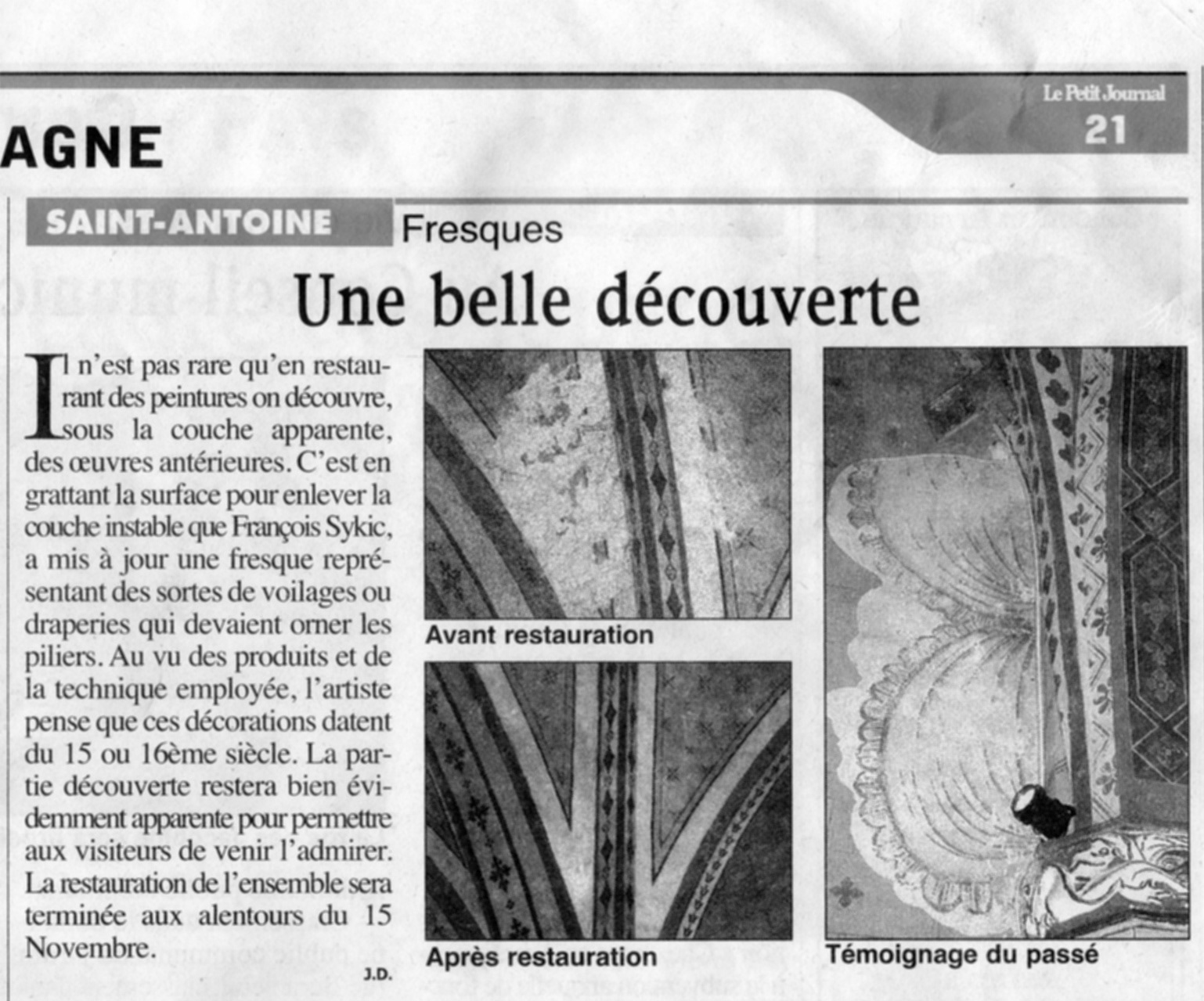 SIKIC Article de Presse