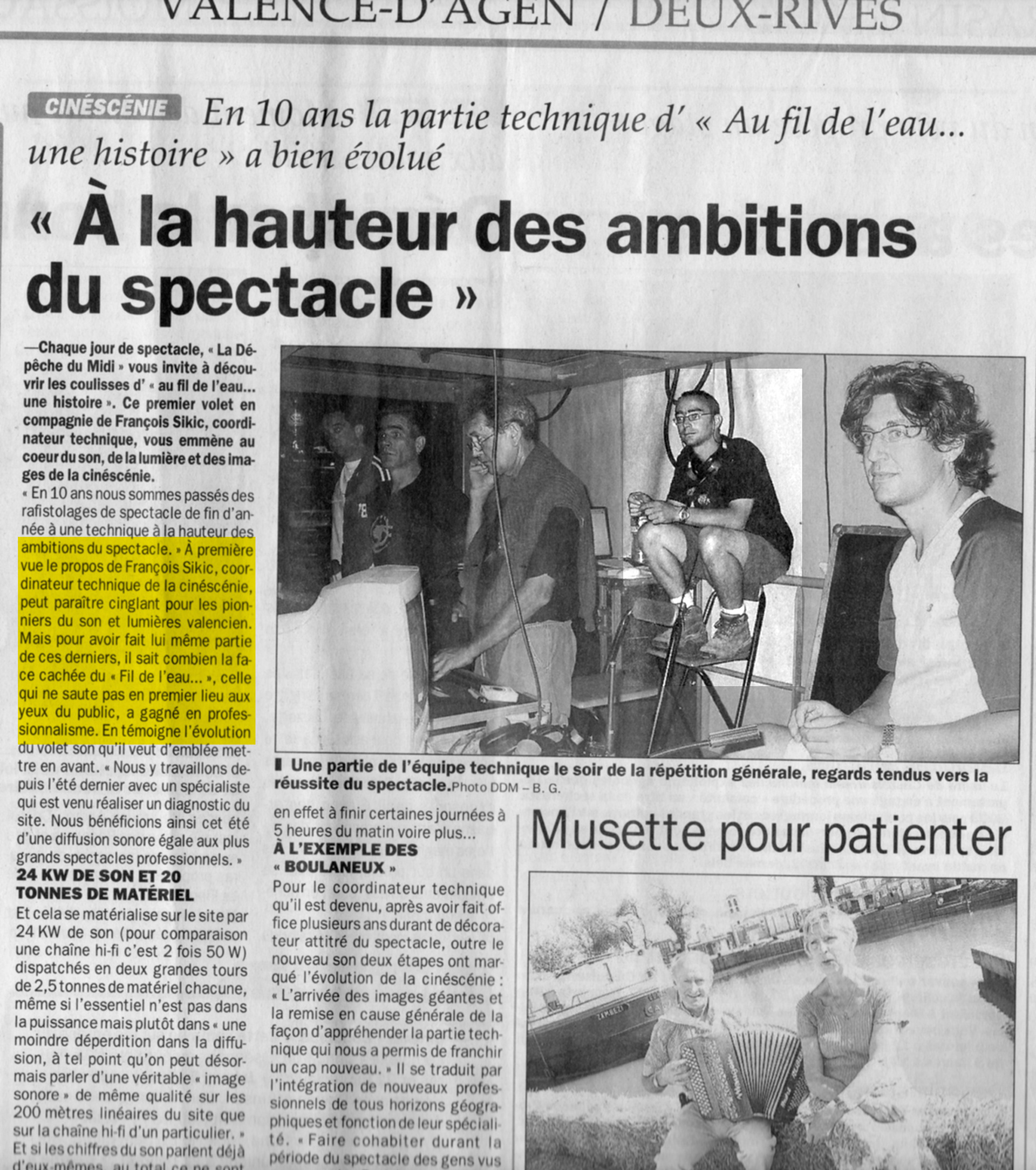 SIKIC Article de Presse
