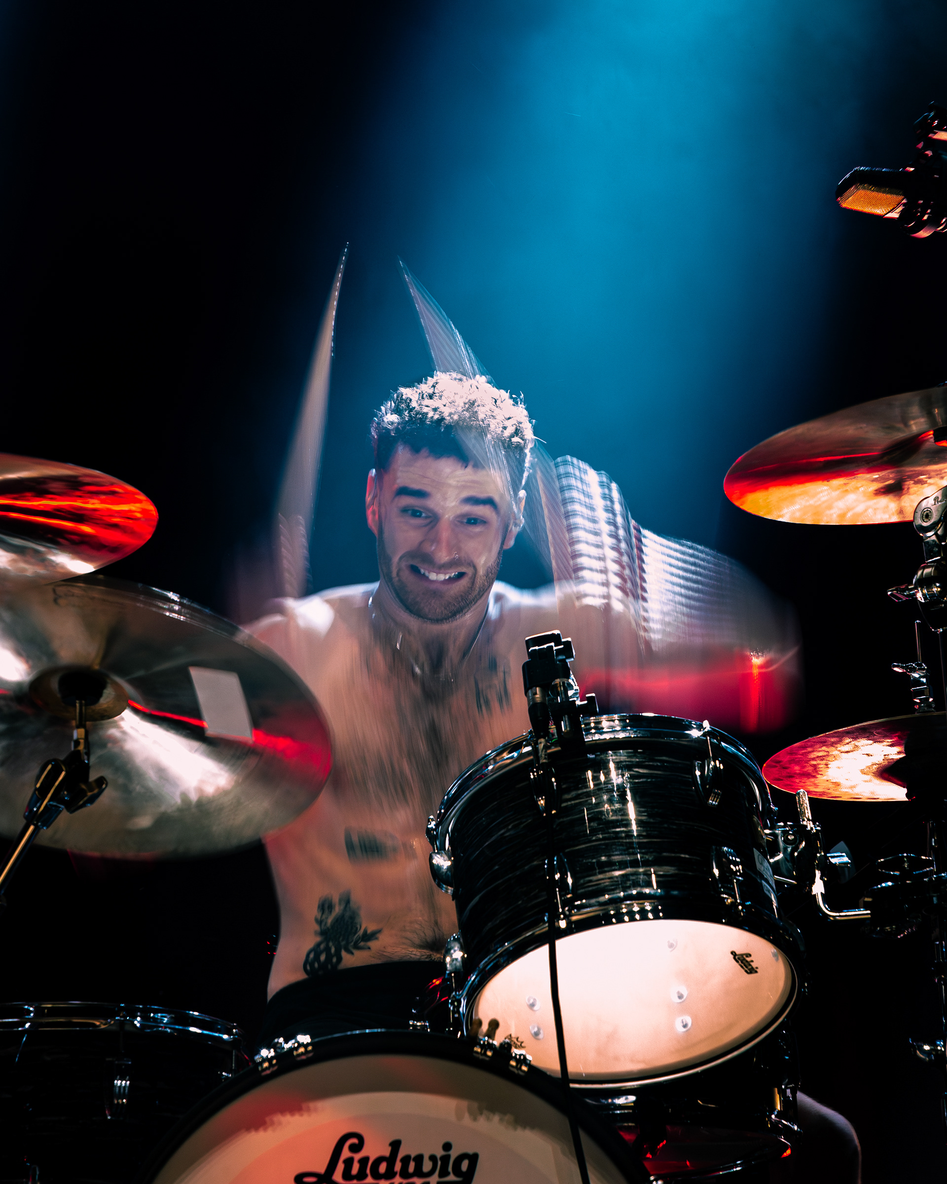 Sam Evans, Drummer of DITZ - Simple Things 2025 | ©JessicaHollis2025