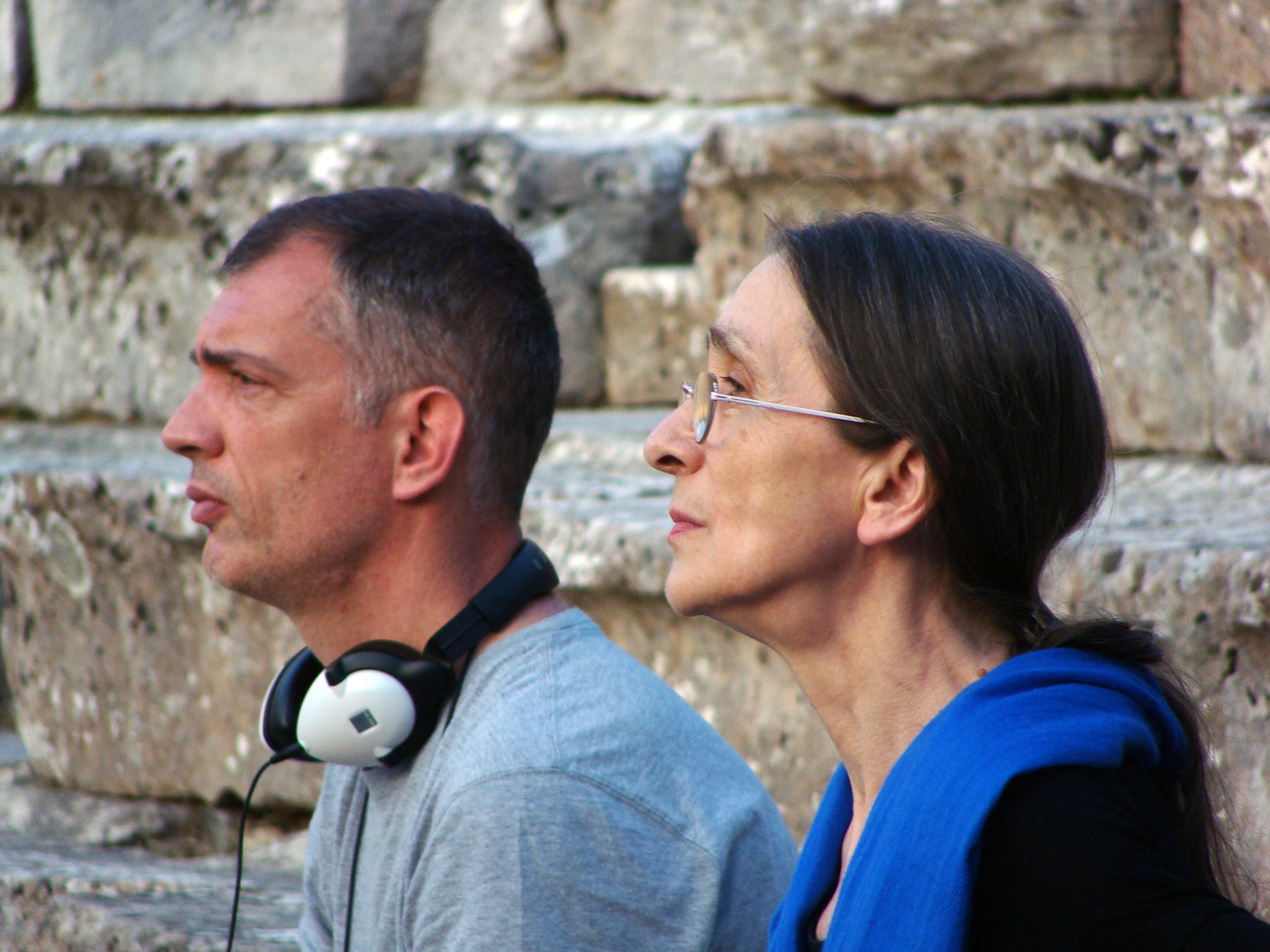 Théâtre d'Epidaure, Grèce, avec Pina Bausch, 2008