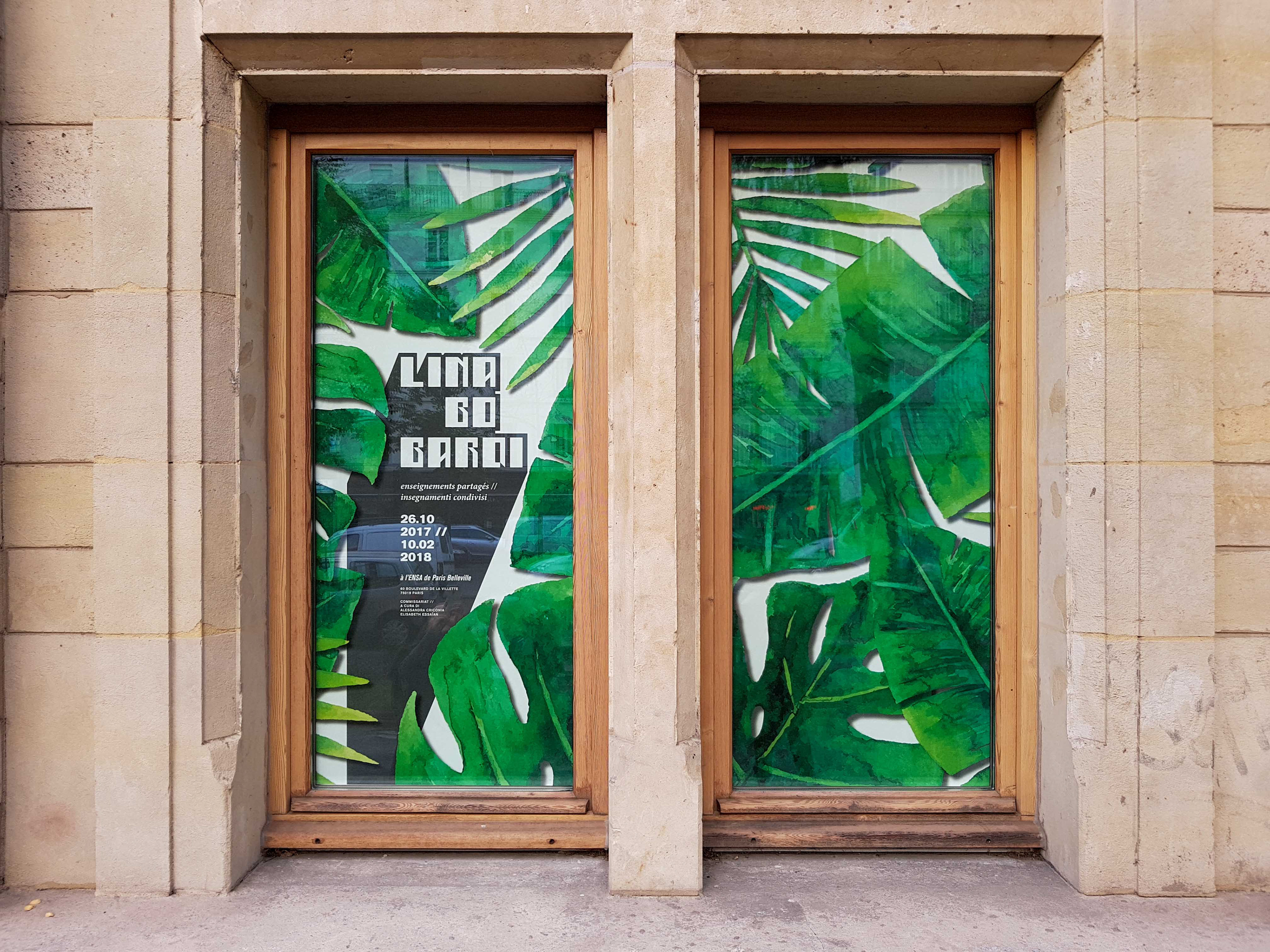 Entrée de l'Énsa-Paris-Belleville