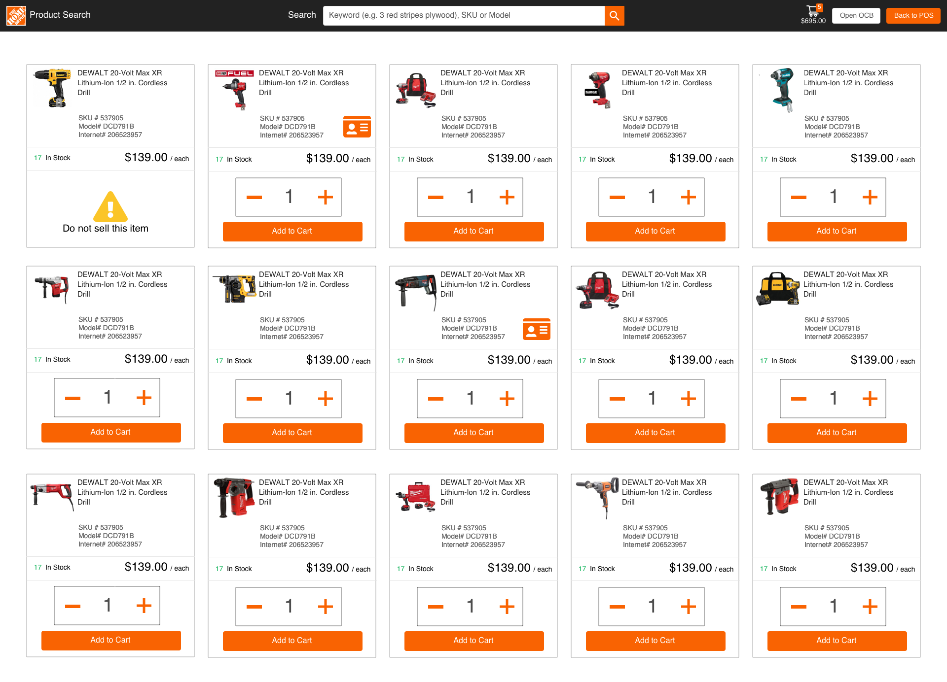 Marquiz Woods The Home Depot Product Search (Screens)