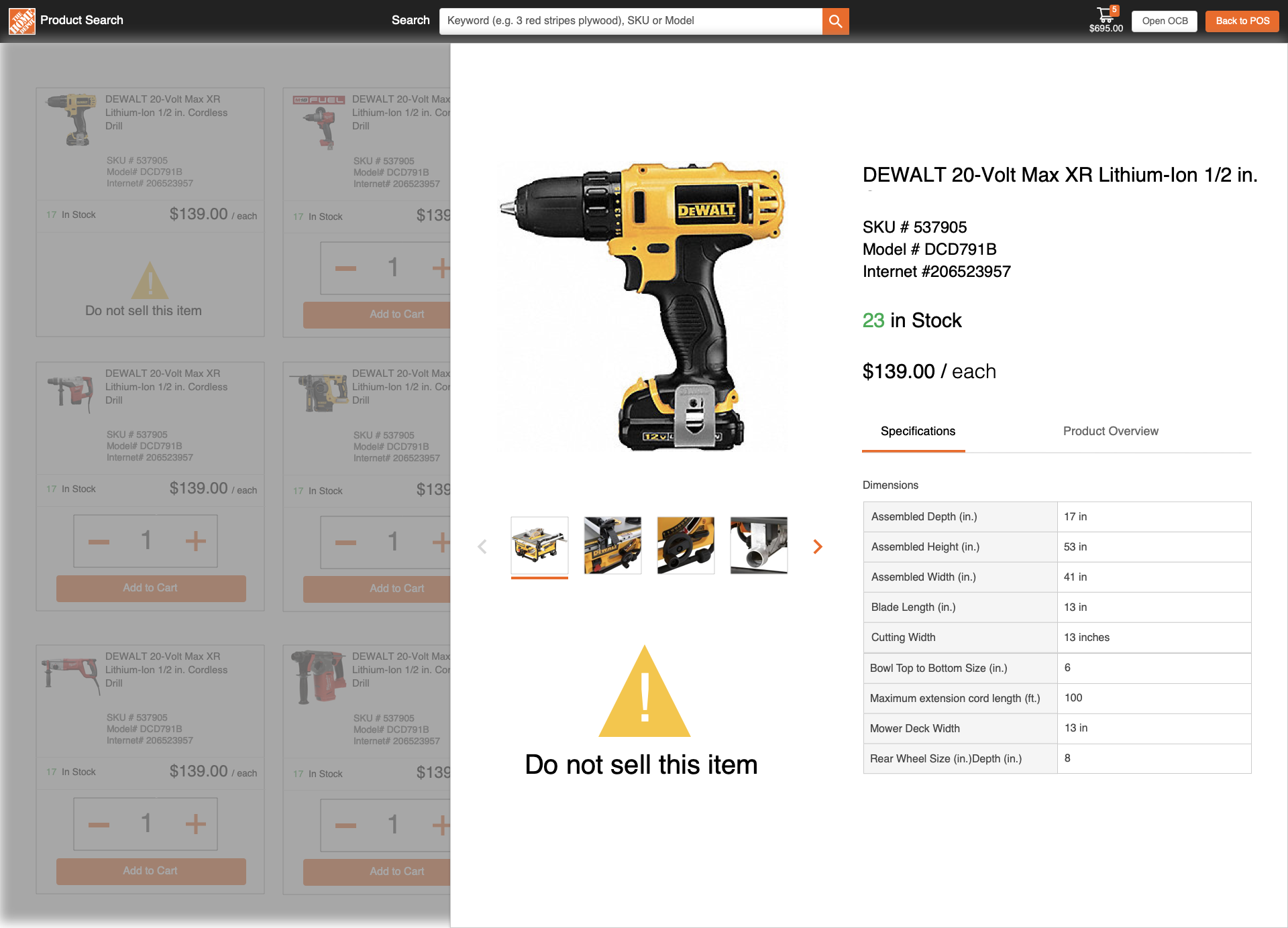 Marquiz Woods The Home Depot Product Search (Screens)