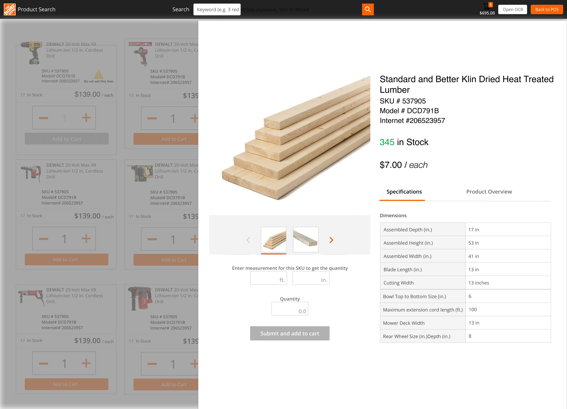 Marquiz Woods - The Home Depot Product Search (Screens)