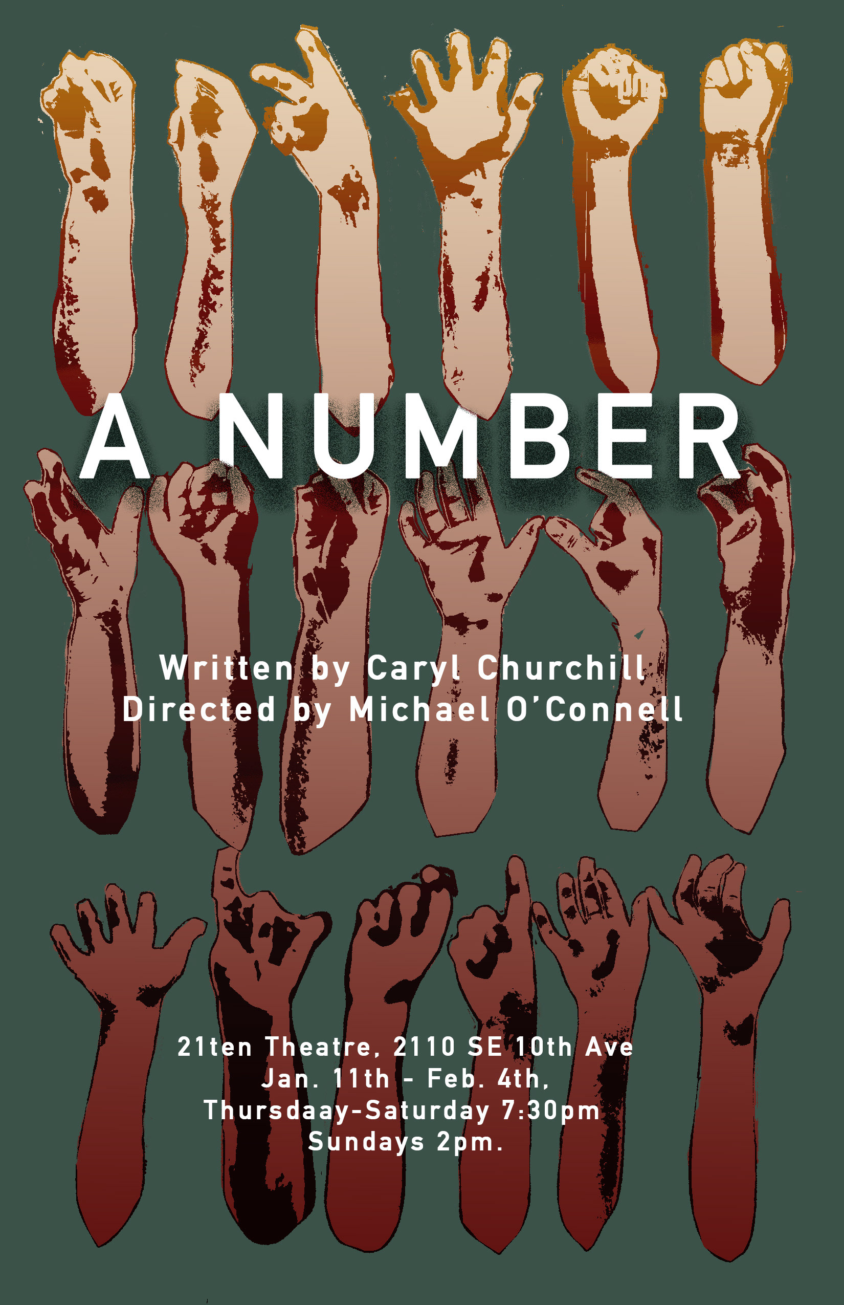 A Number flyer propasal sketch, 2023
