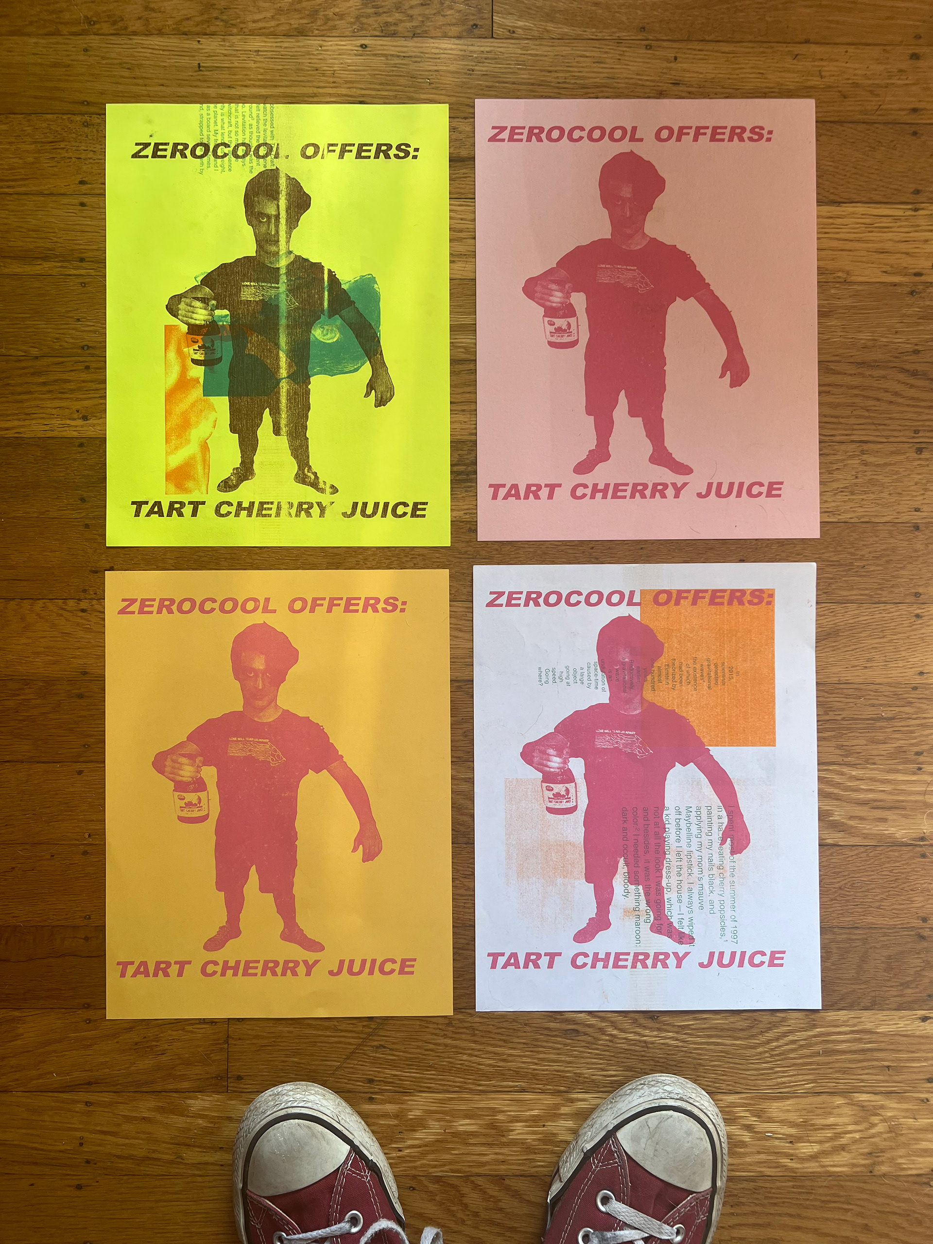 Risograph promotional prints, 2023