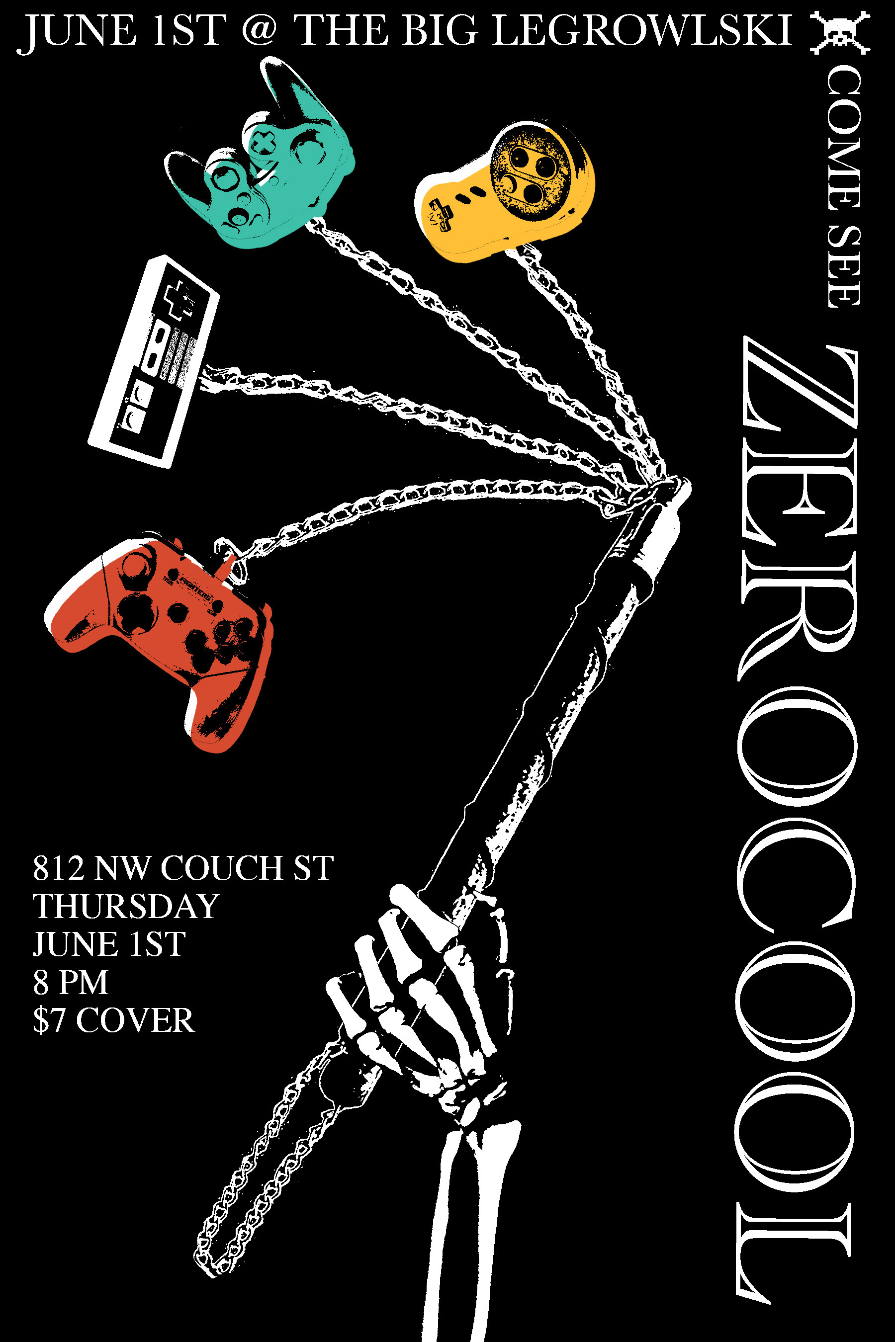 The Big Legrowlski Show Flyer, 2023