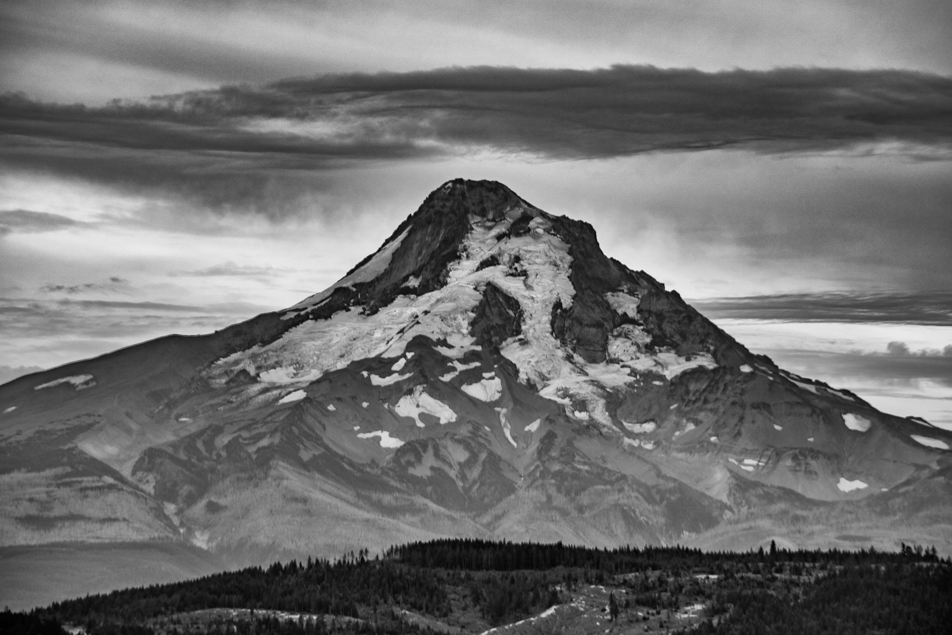 A view of Mt. Hood taken from Panorama Point, just outside of Hood River, Oregon.