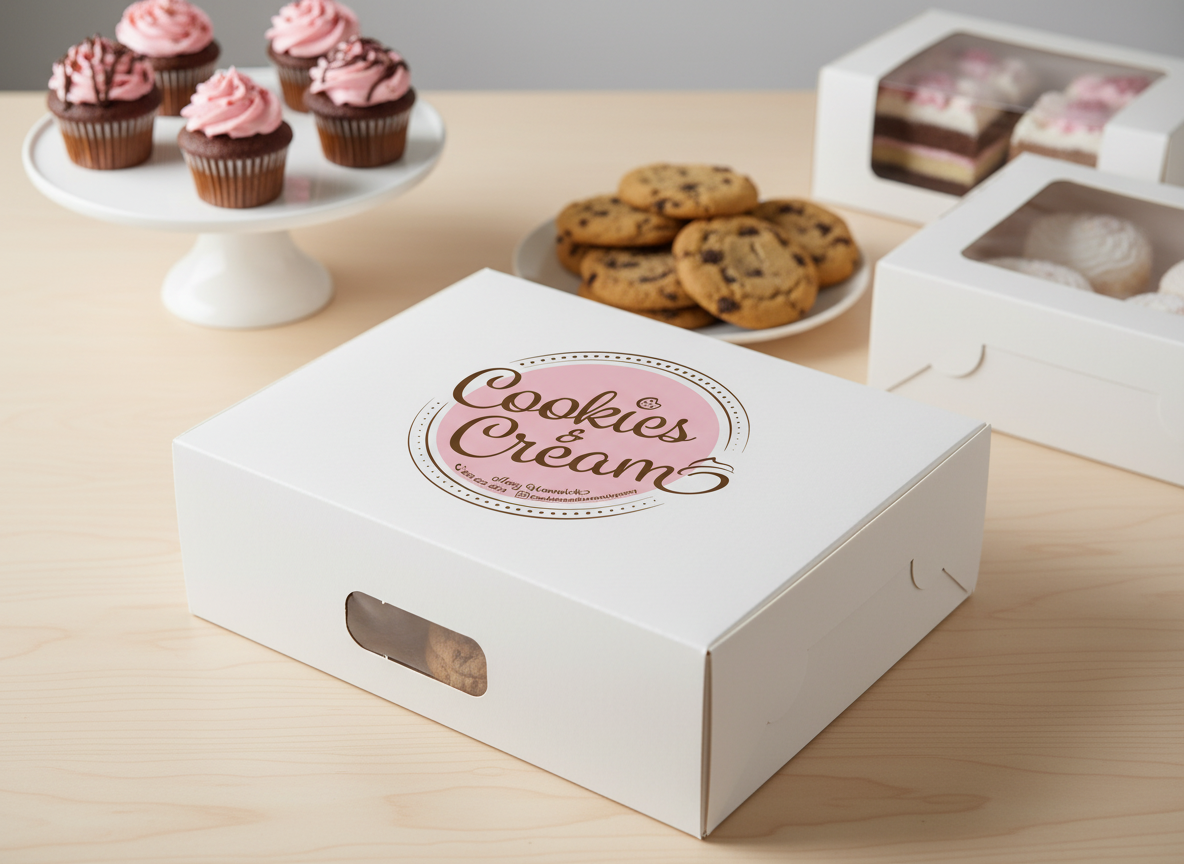 Cookies & Cream Baked Goods Logo