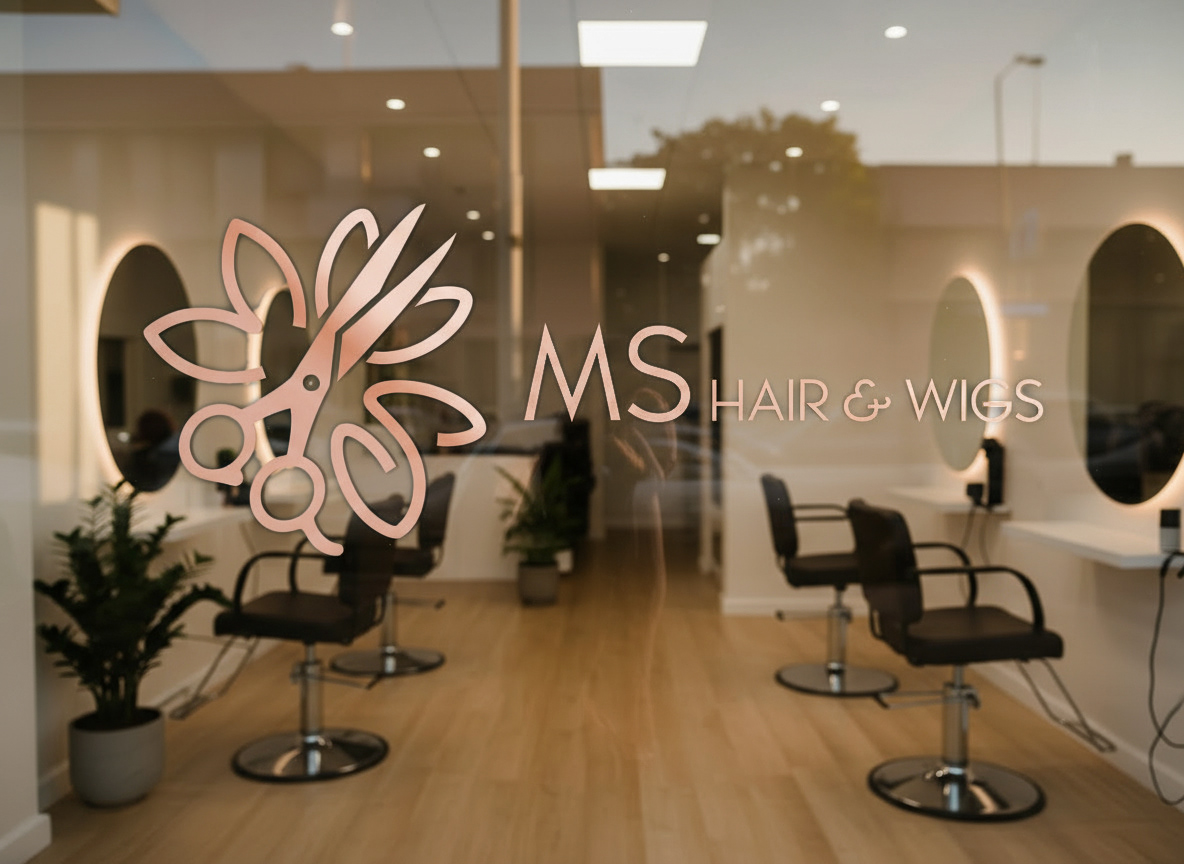 MS Hair & Wigs Logo