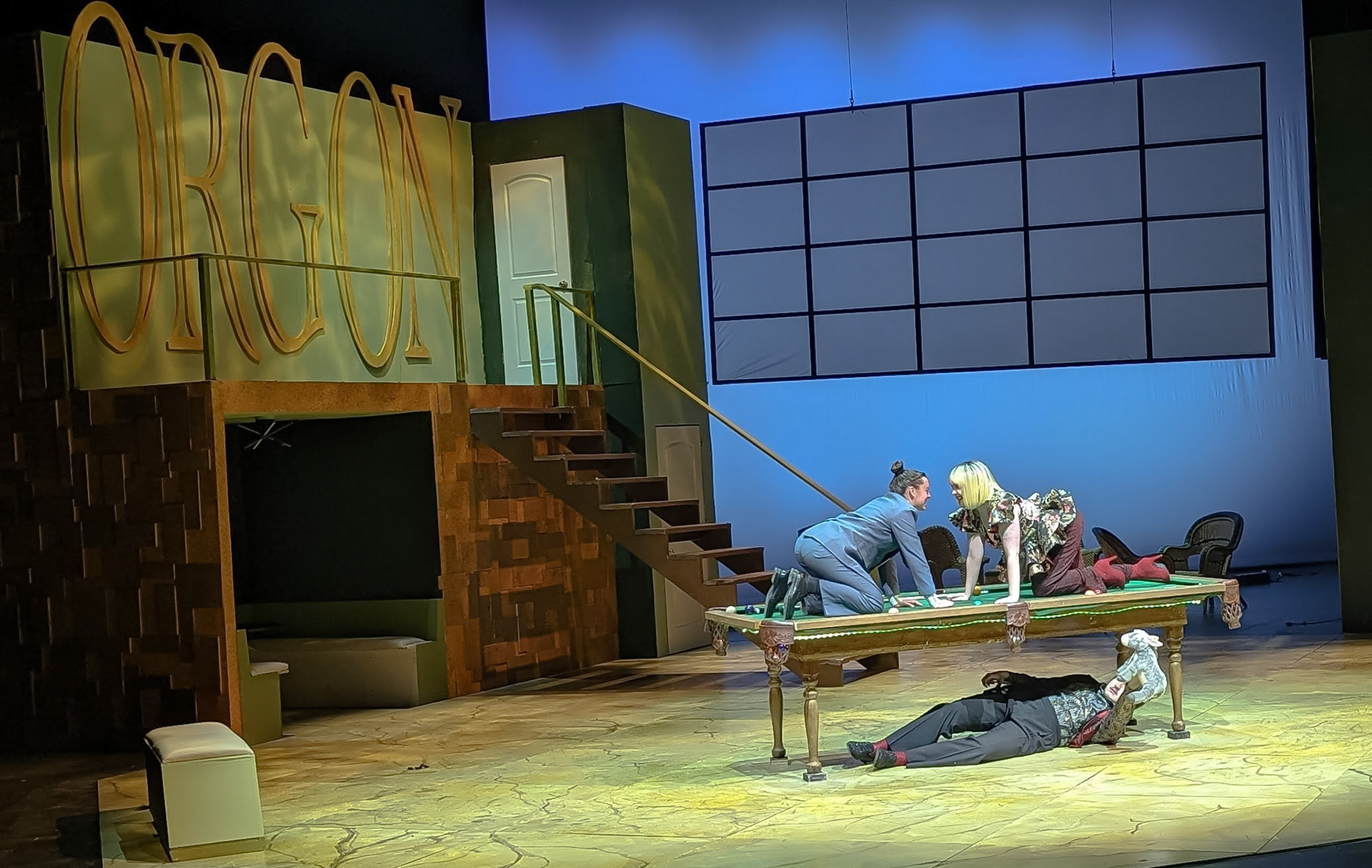 Ella Briggs, Kaeleigh Casavant, and Erik Phipps, Lighting by Cole Bozung
