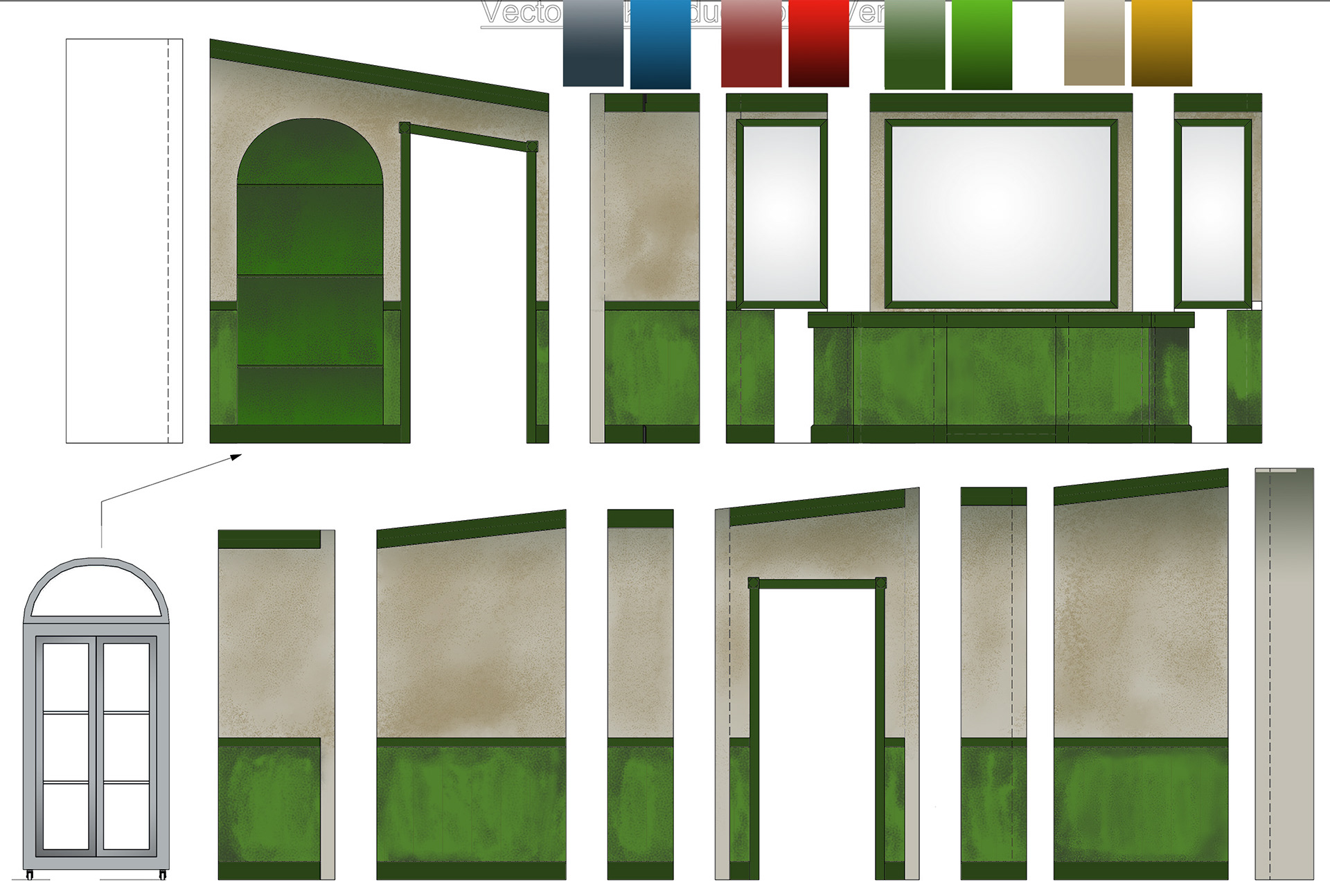 Little Shop of Horrors, Paint Rendering - Photoshop