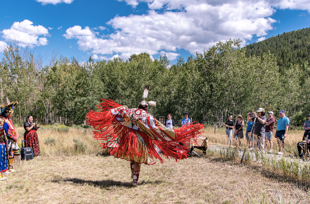 Fancy Shawl Dancer at Park City, Utah