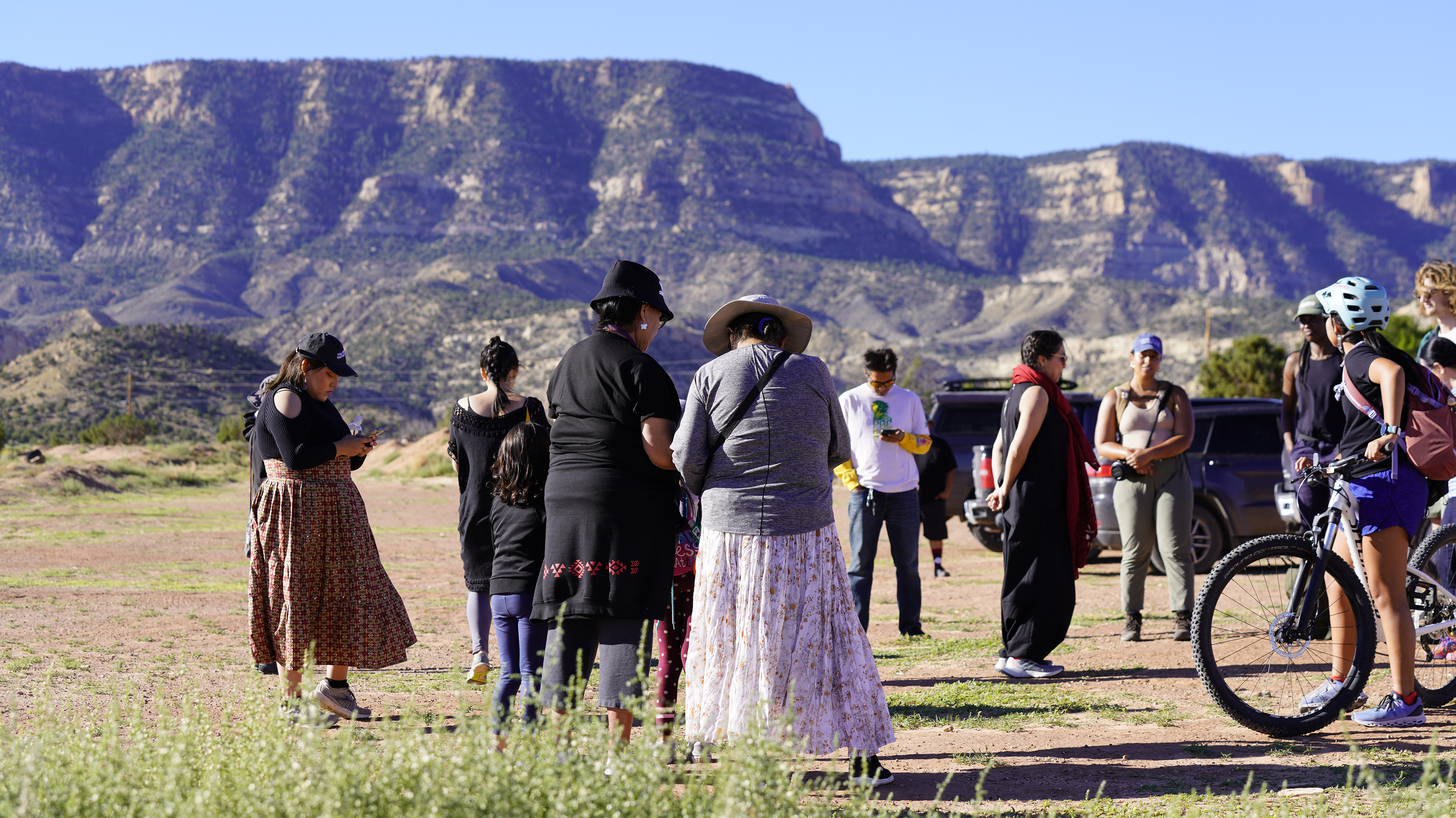 Walkers gather in Kayenta, AZ