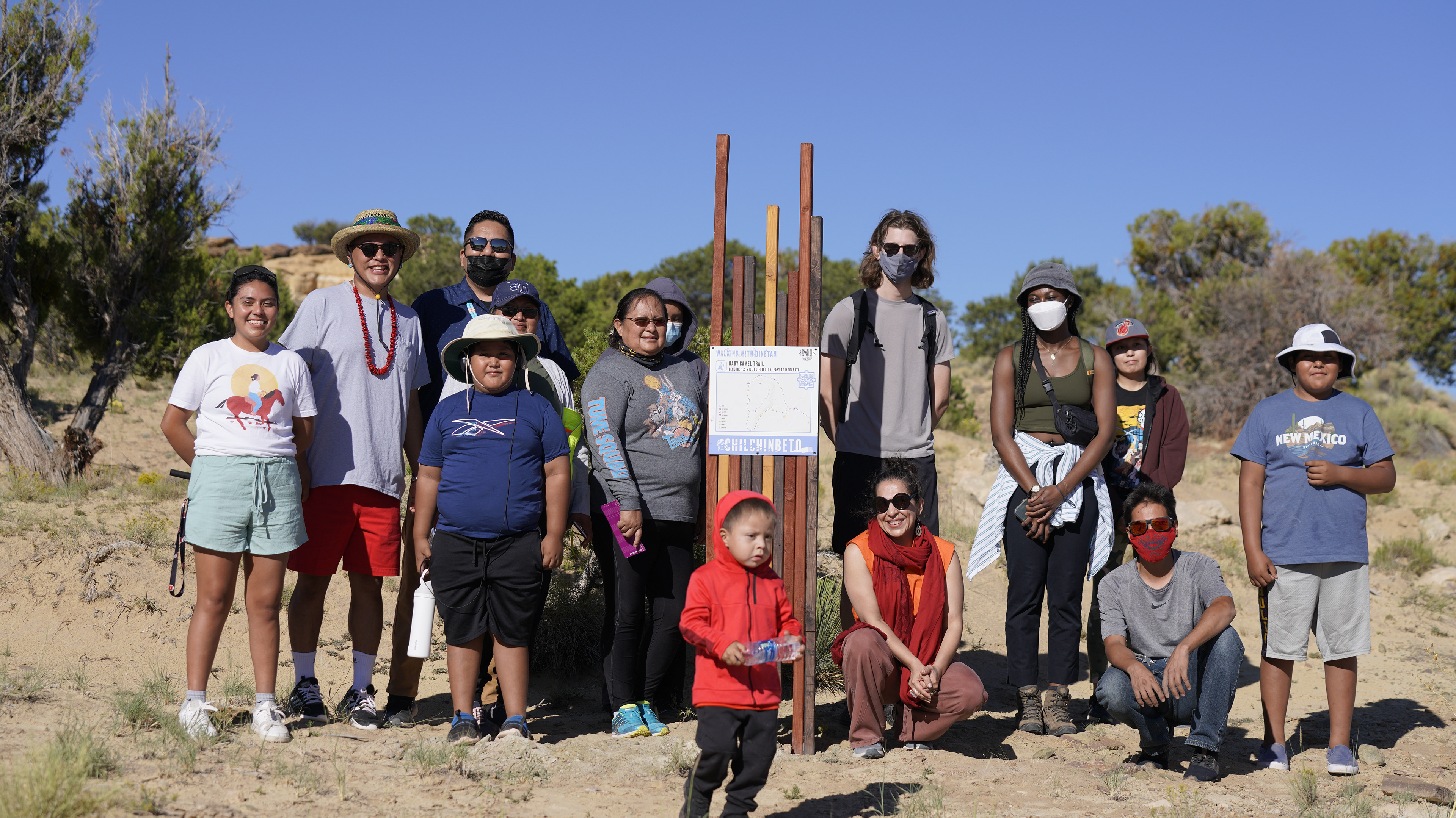 Trail Head sign for Chilchinbeto