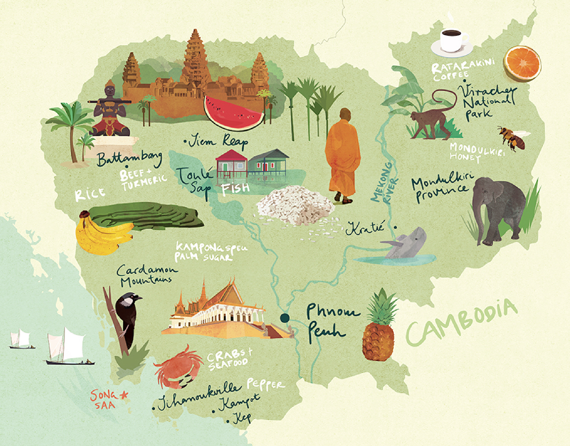 Elsa Publishing  / Khmer Cuisine Kochbuch 