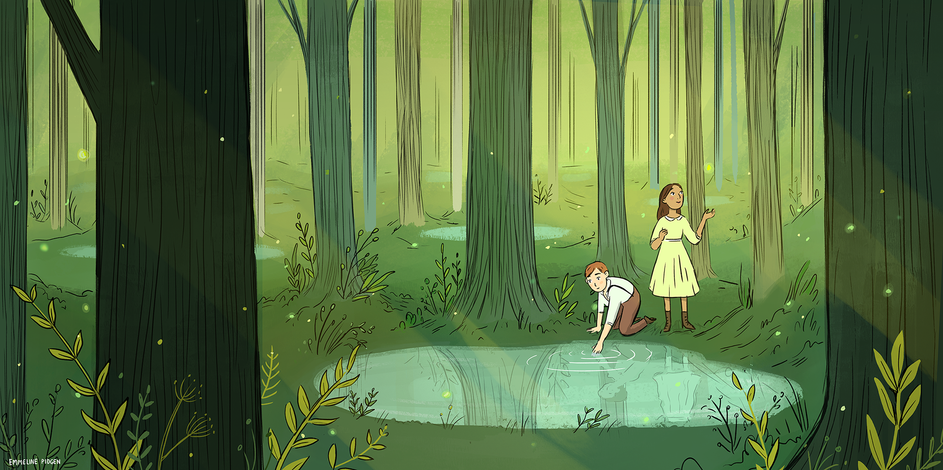 Illustration inspired by The Magician's Nephew