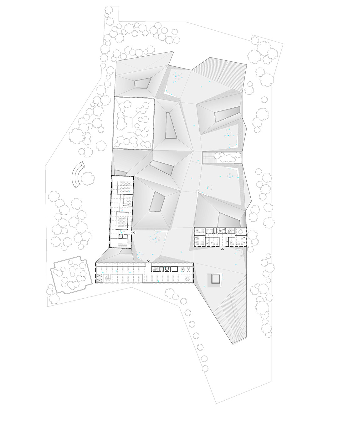 Level +5 m _ Classrooms | Library | Administration