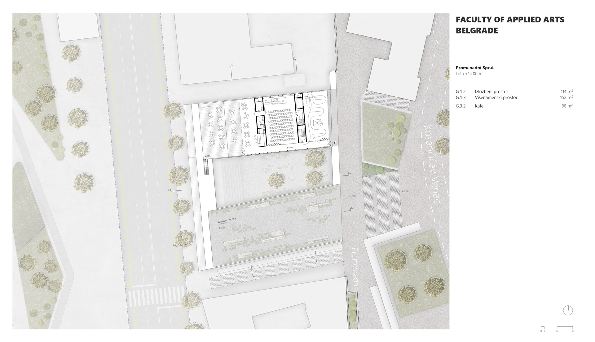 Promenade Floor | + 14.00 m