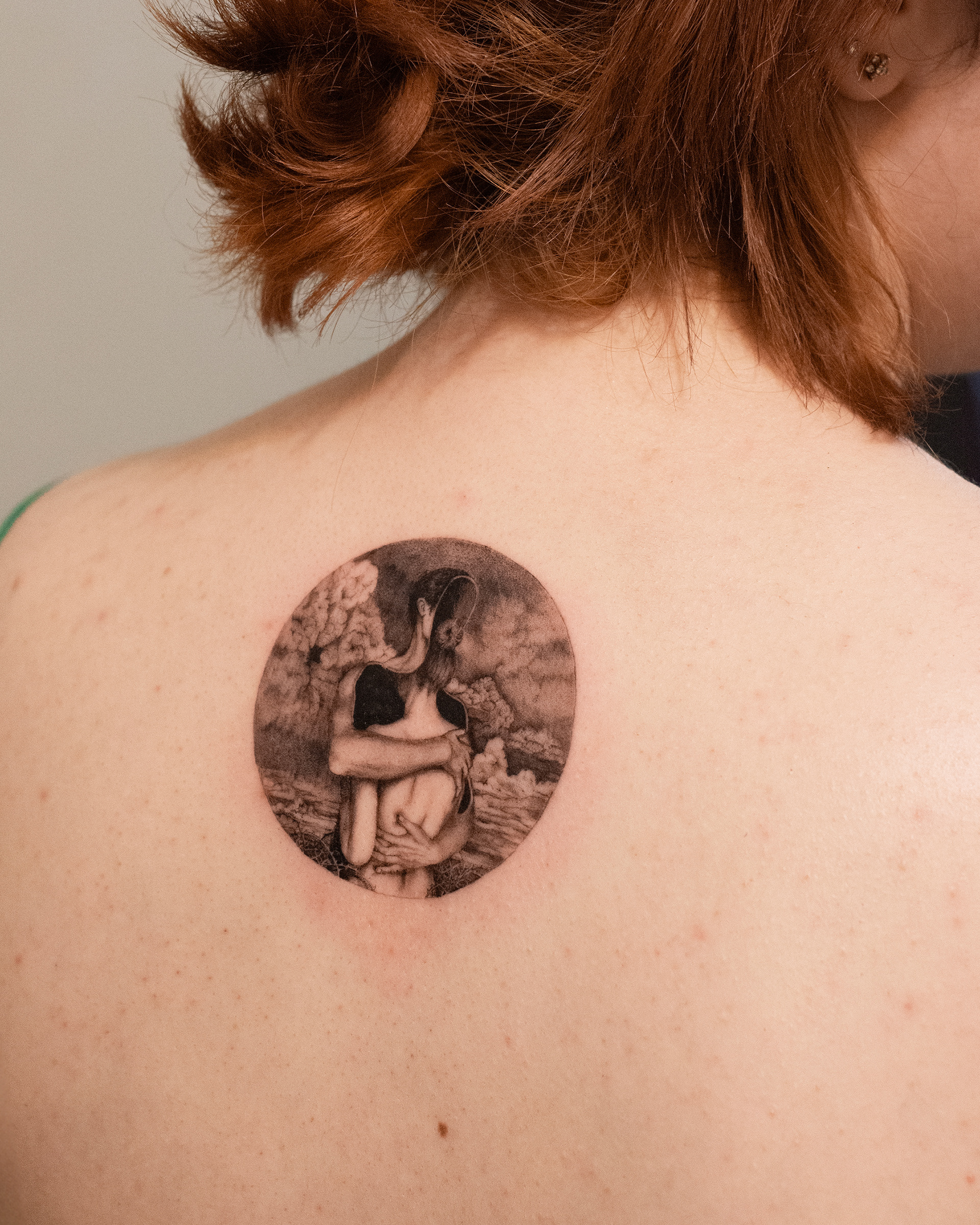 Shelter, microrealism tattoo