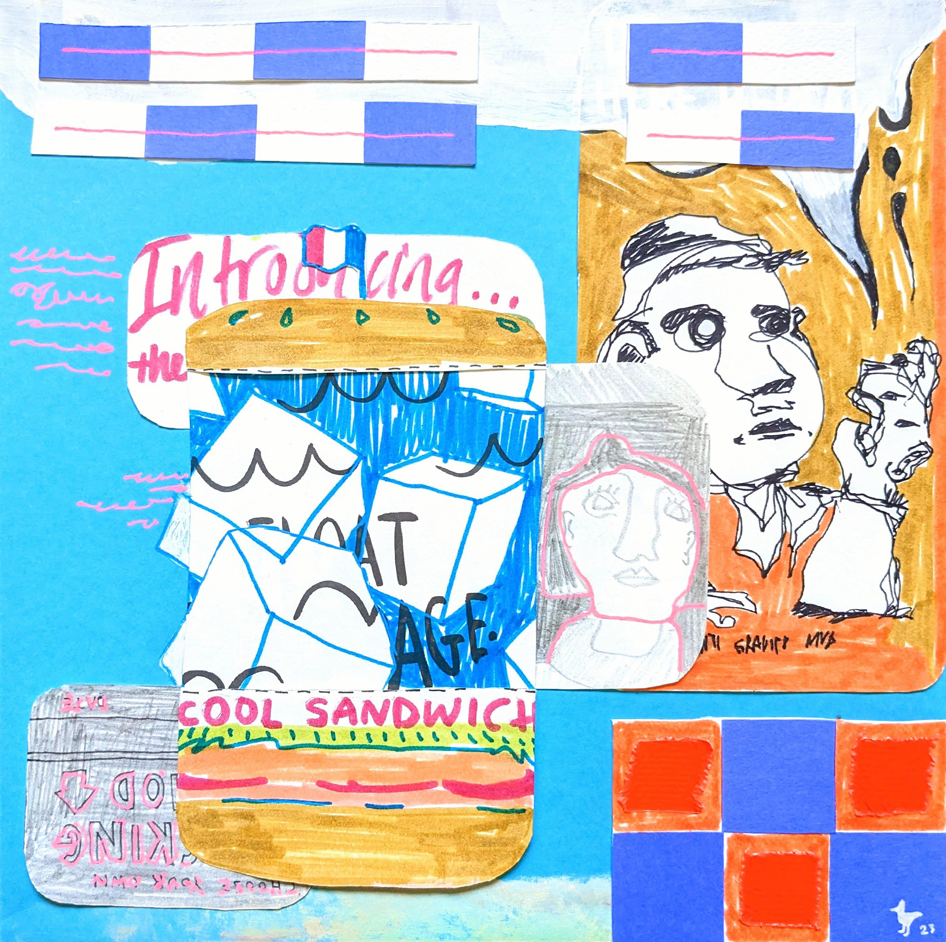 Extreme wreckage of Keri Smith's "Wreck This Journal Everywhere"