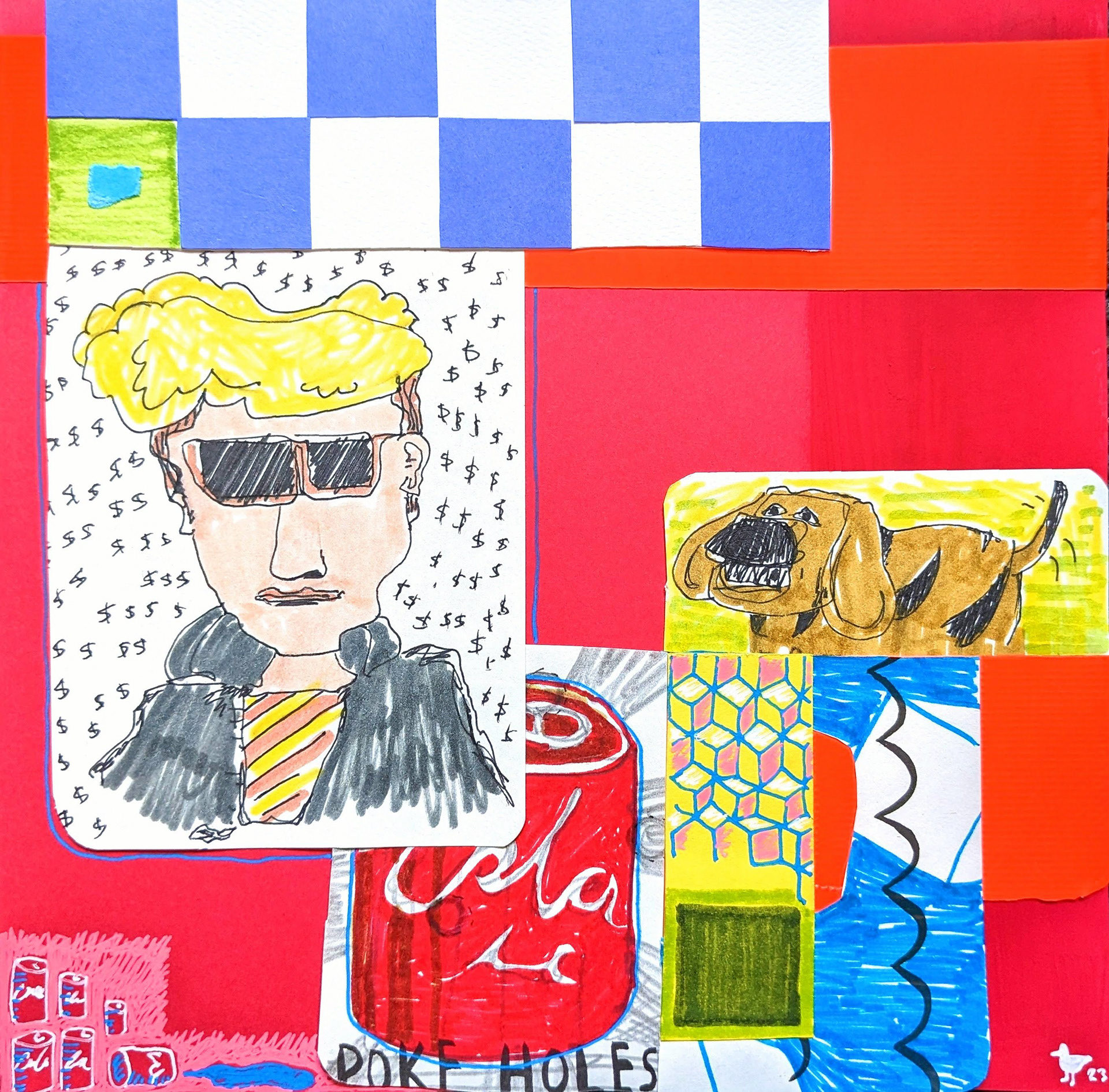 Extreme wreckage of Keri Smith's "Wreck This Journal Everywhere"