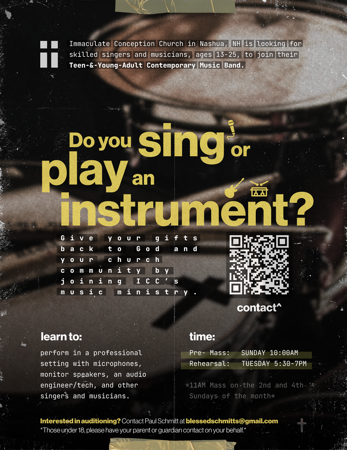 Music Ministry Promotional Flyer - Figma