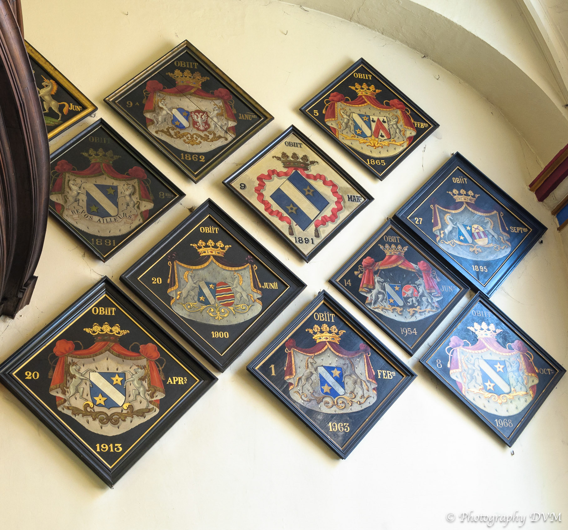 Funerary hatchments - Rouwborden - OBIIT