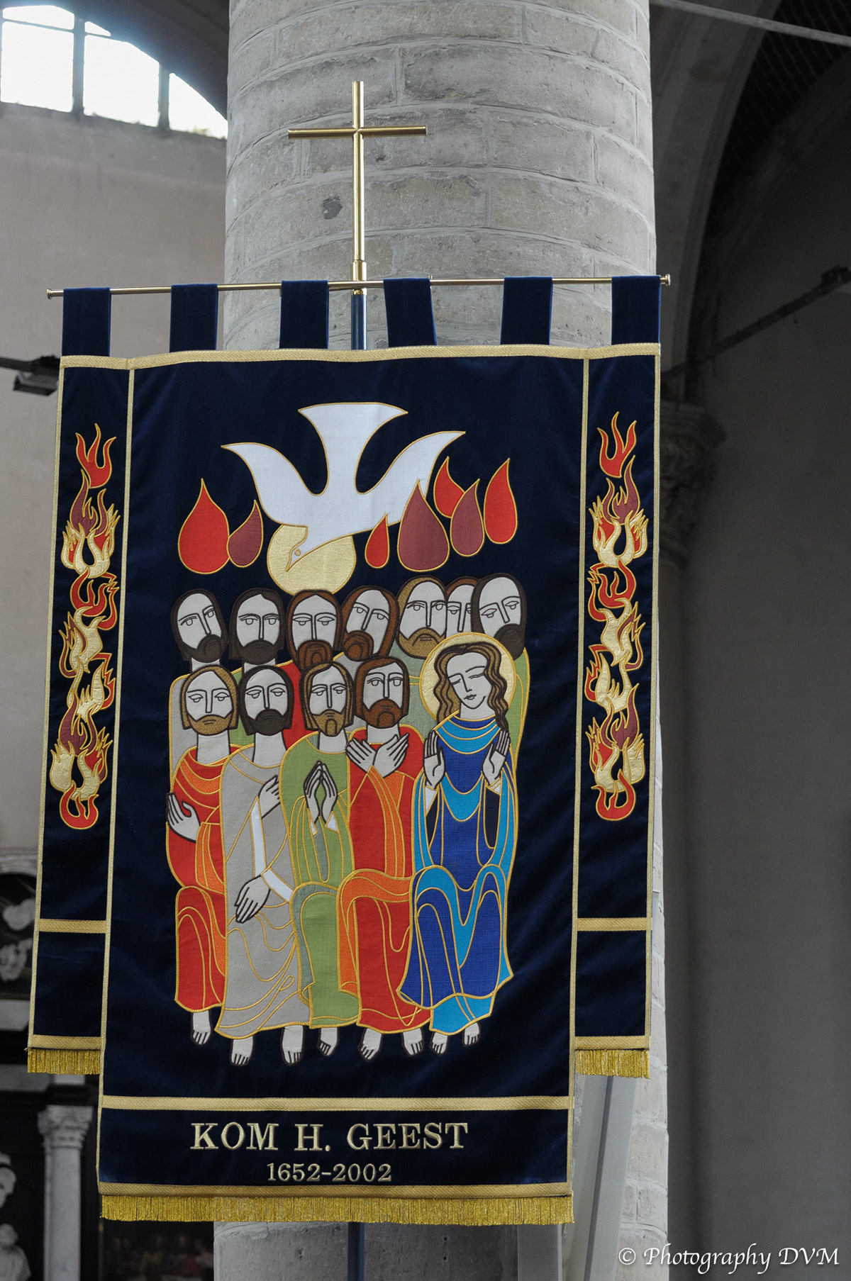 Vaandel kom H.Geest - Banner come holy spirit