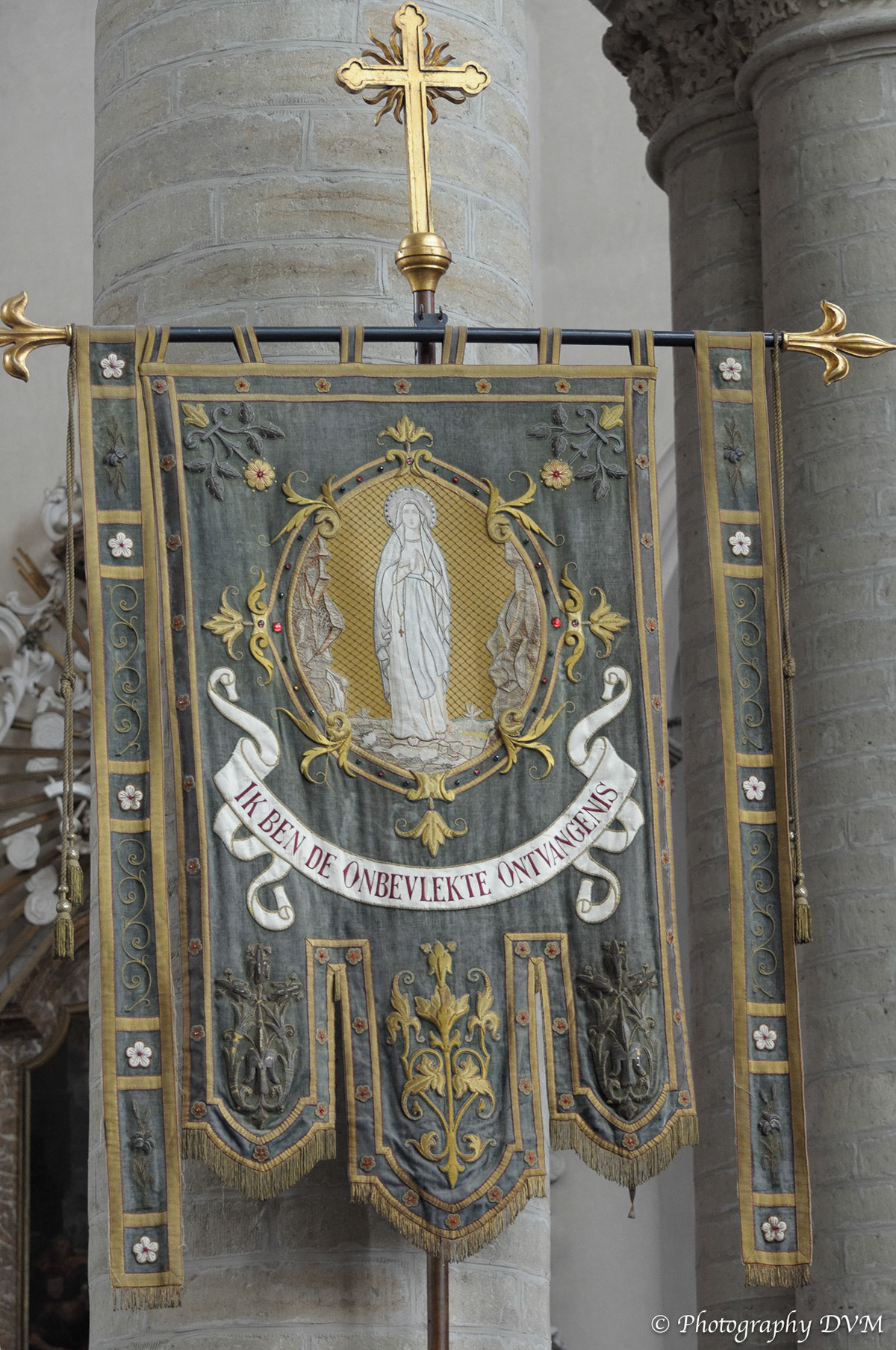 Vaandel Onbevlekte ontvangenis - Banner immaculate conception