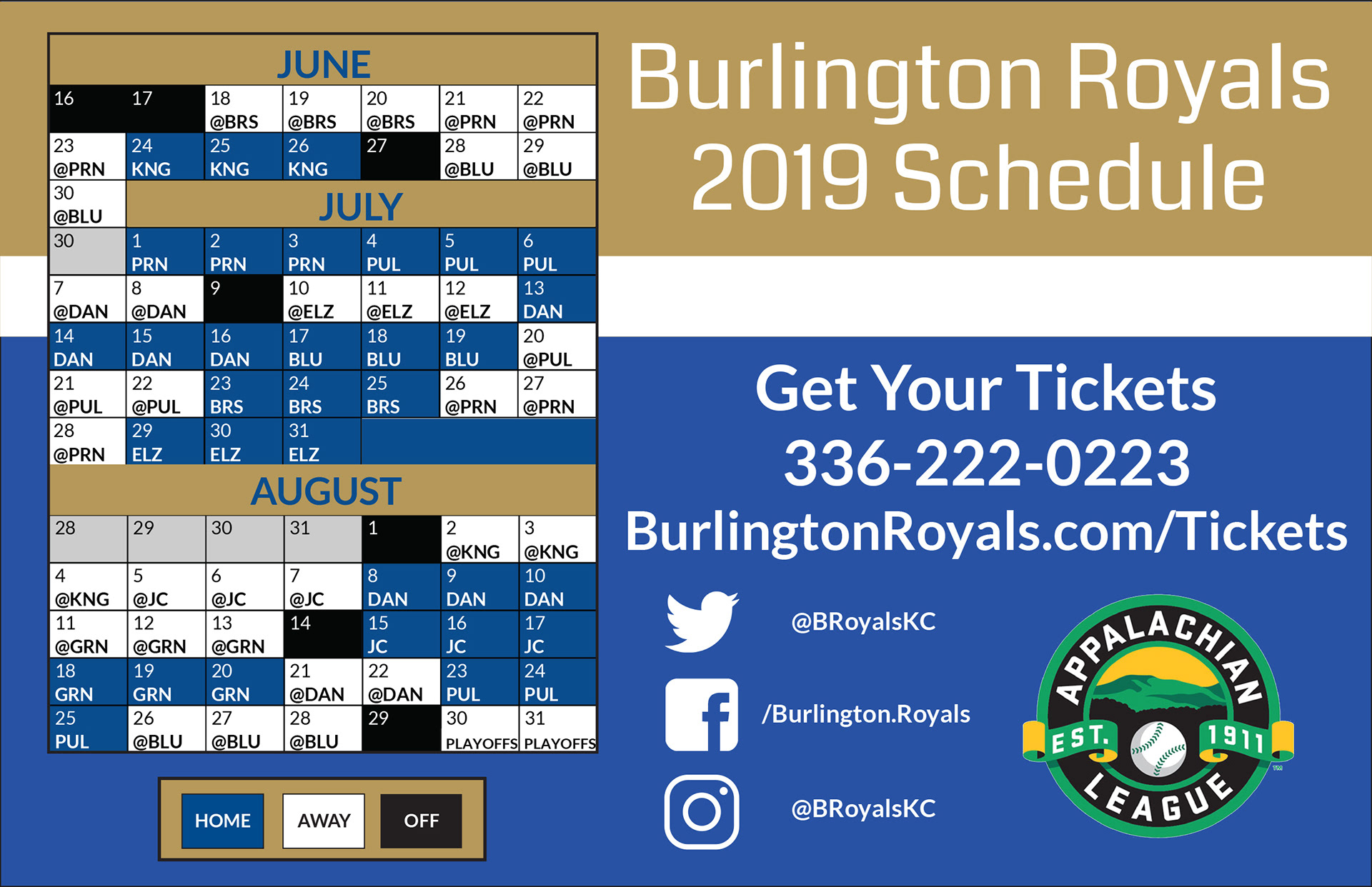 Season Ticket Booklet Back